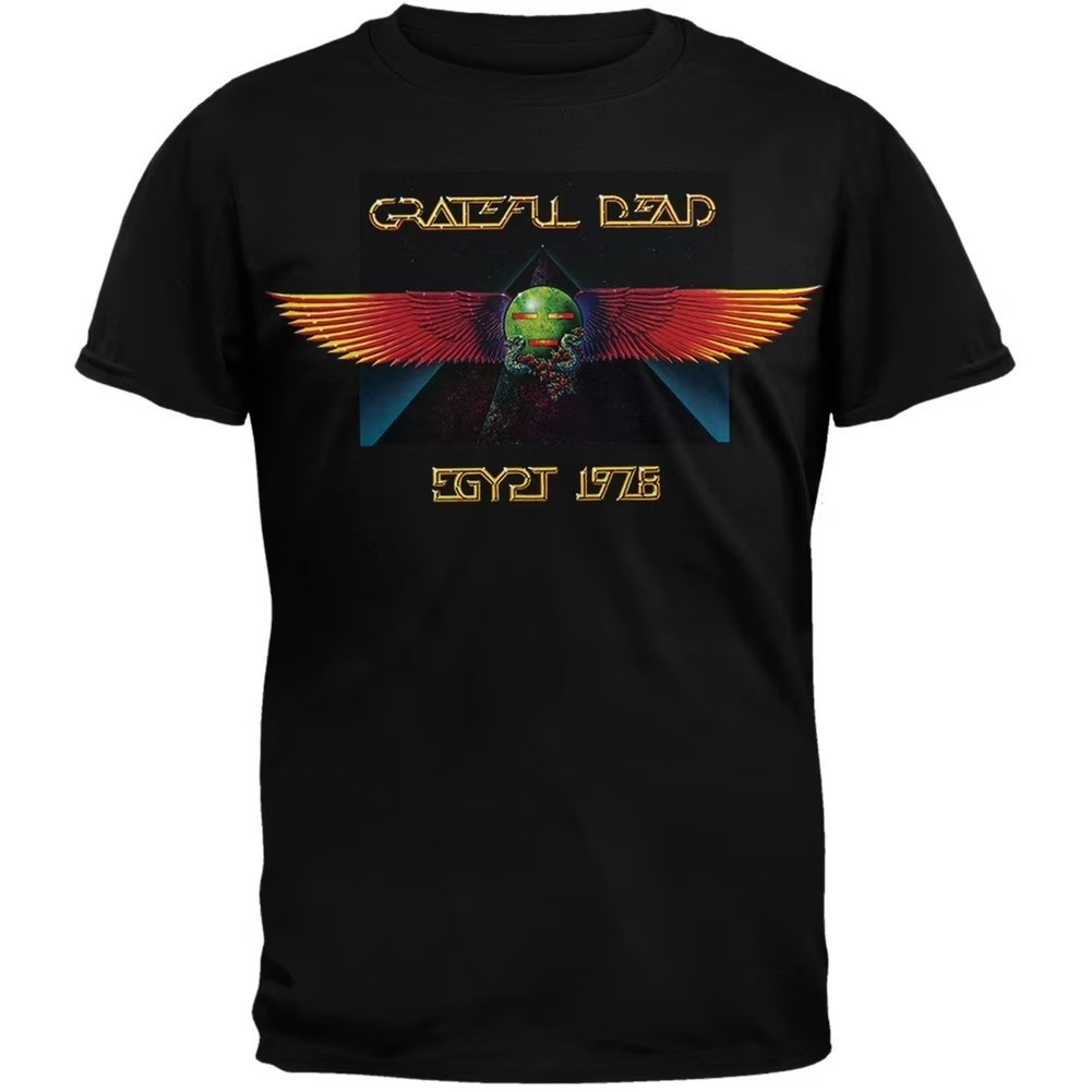 Vintage Grateful Dead Scarab T-Shirt 1978 Egypt Black All Size BTH83