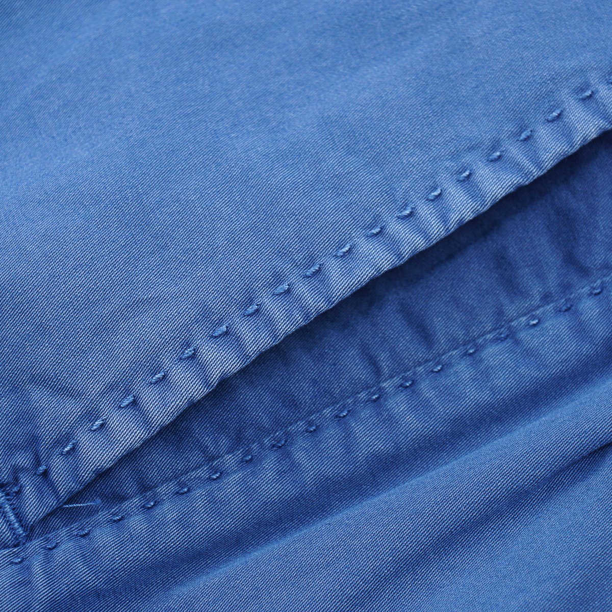 Stefano Ricci Regular-Fit Mid Blue Stretch Cotton Chino Pants 34 (Eu 50) NWT
