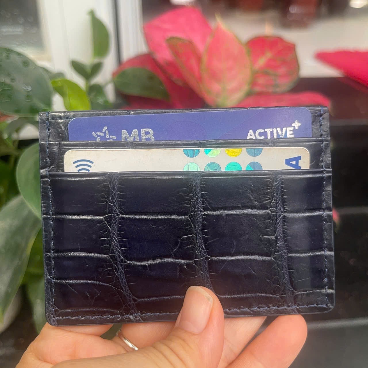 GENUINE LEATHER SKIN CREDIT CARD HOLDER/ WALLET CARD HOLDER FOR MEN