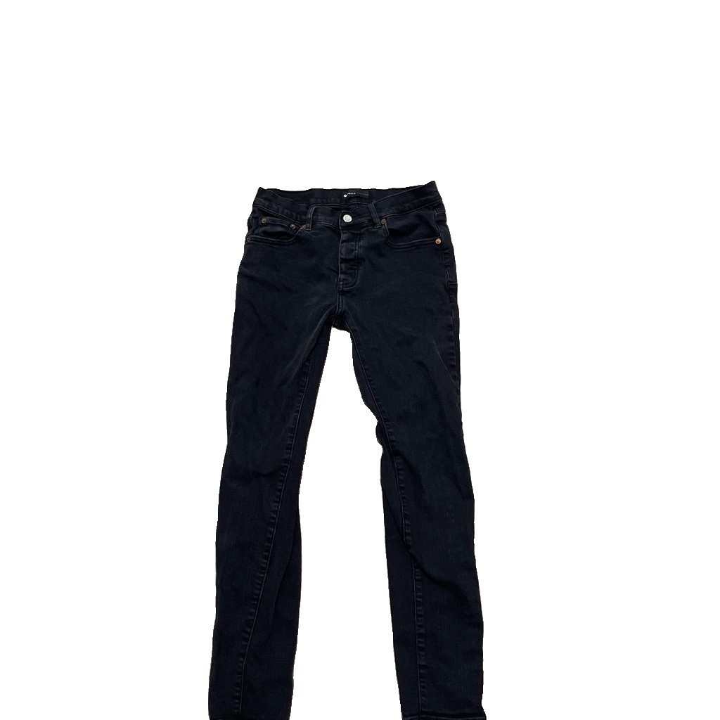 Purple Brand Jeans Men’s Black Denim Skinny Jeans Solid 5-Pocket Design