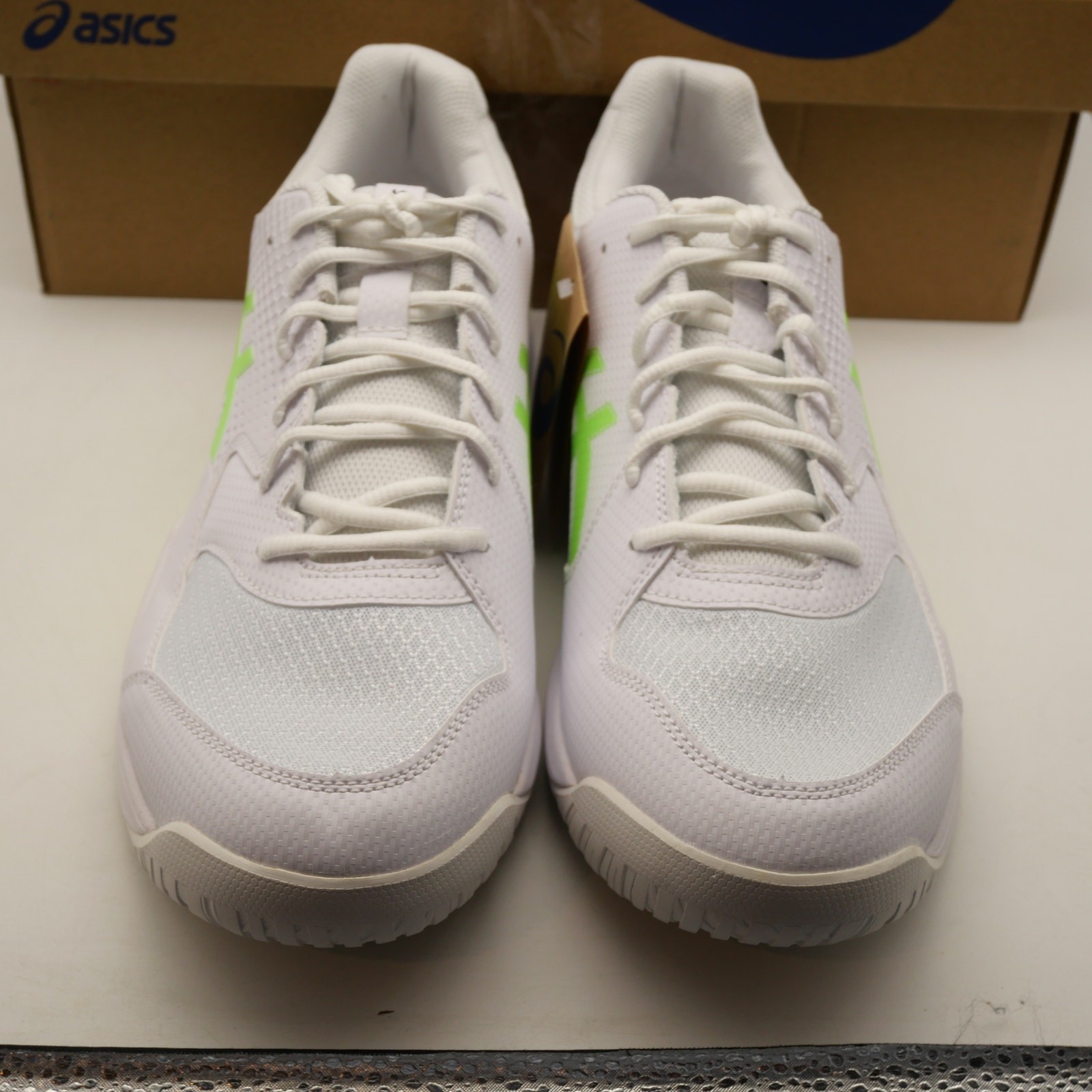 NEW ASICS Men’s 14 Gel-Dedicate 8 Shoes Sneakers White Lime Pickleball Tennis