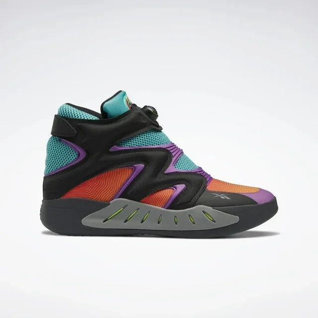 Reebok Looney Tunes Marvin Martian Instapump Fury Blk Teal GZ4947 Sizes 12/13