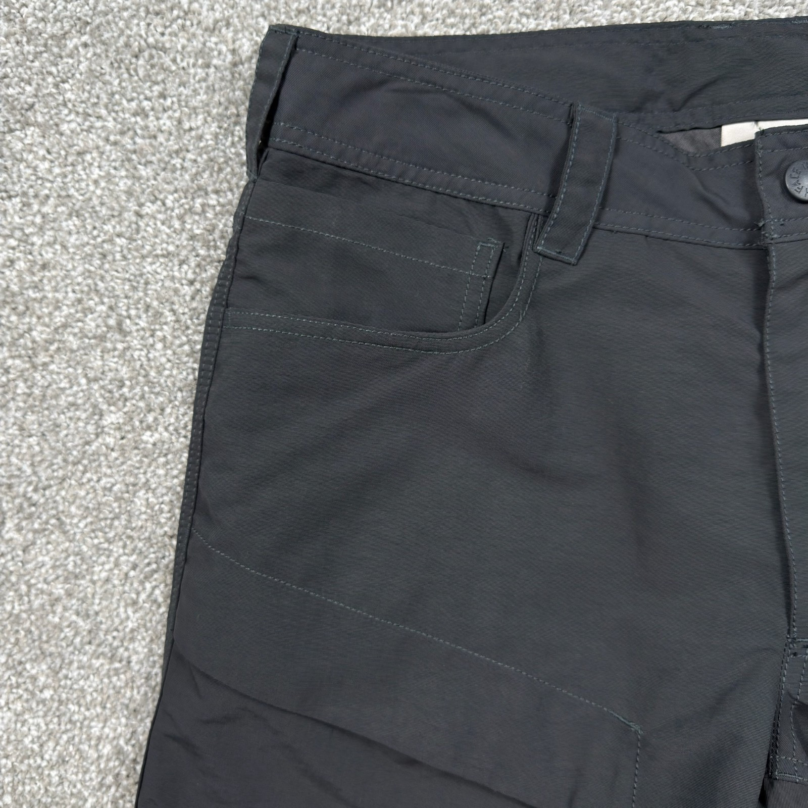 The North Face Hiking Pants Men’s 32×28 Black Stretch Zip Leg Outdoor Trail