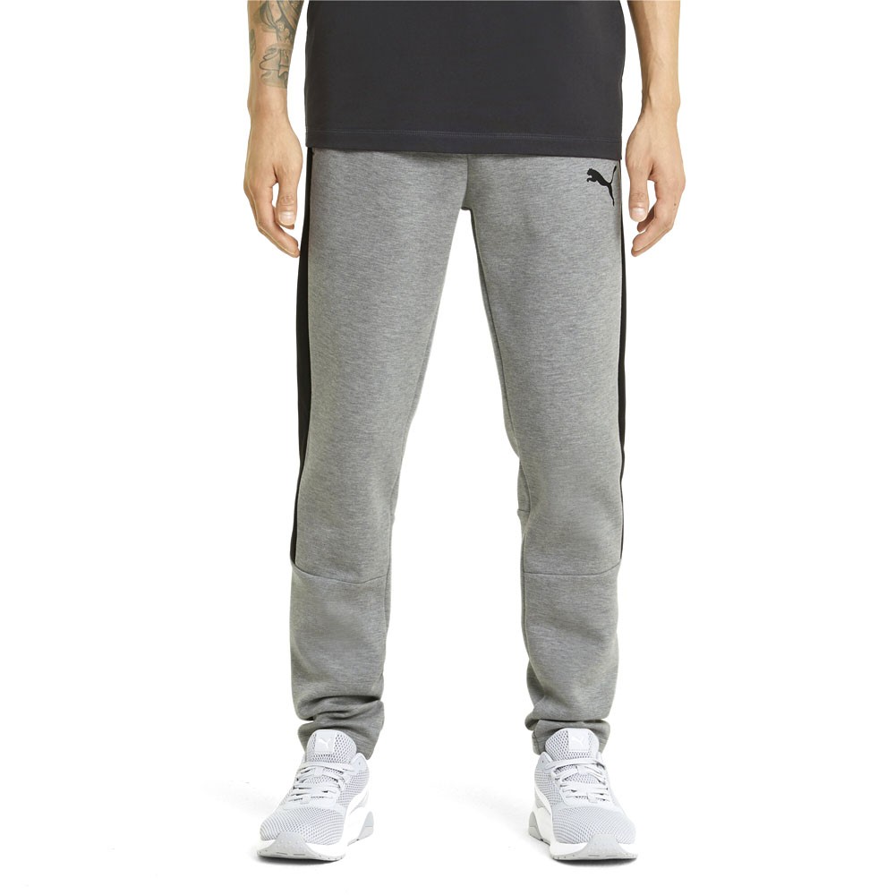 PUMA Evostripe Core Pants Mens Grey Casual Athletic Bottoms 58581403