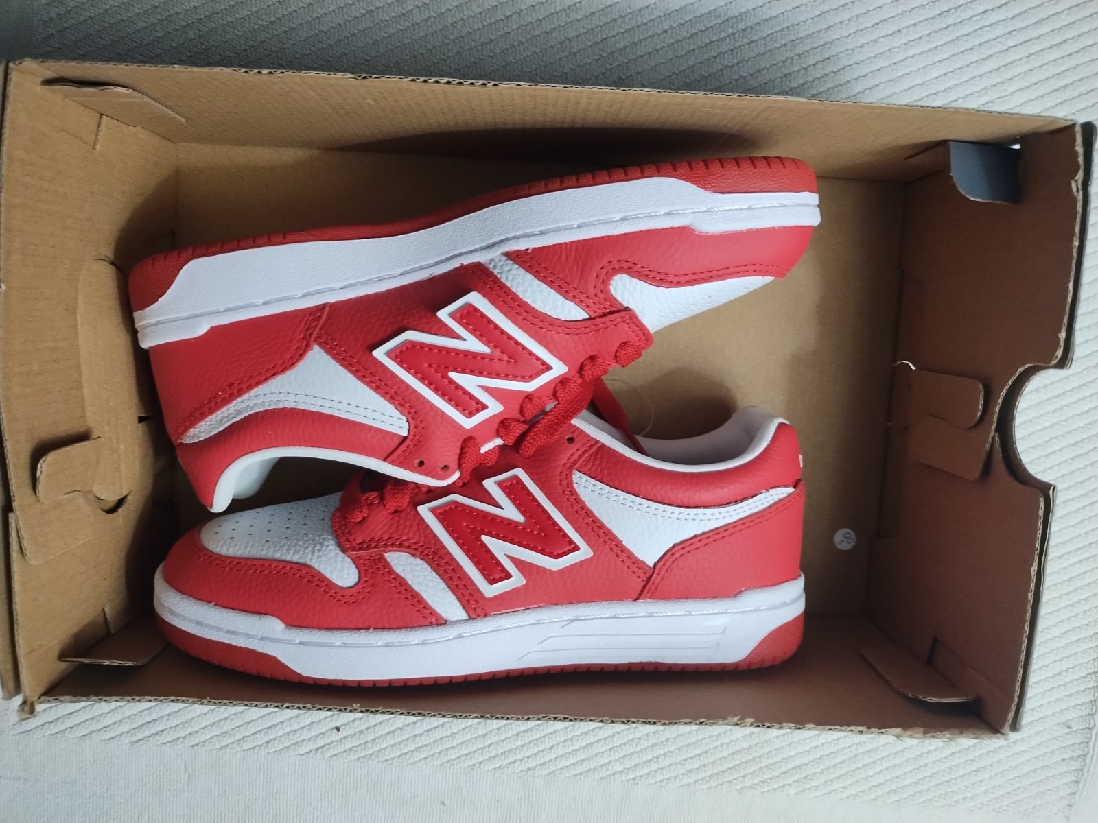 New Balance 480 Red White BB480lHR-480 – Womens Size 6 Mens Size 4.5