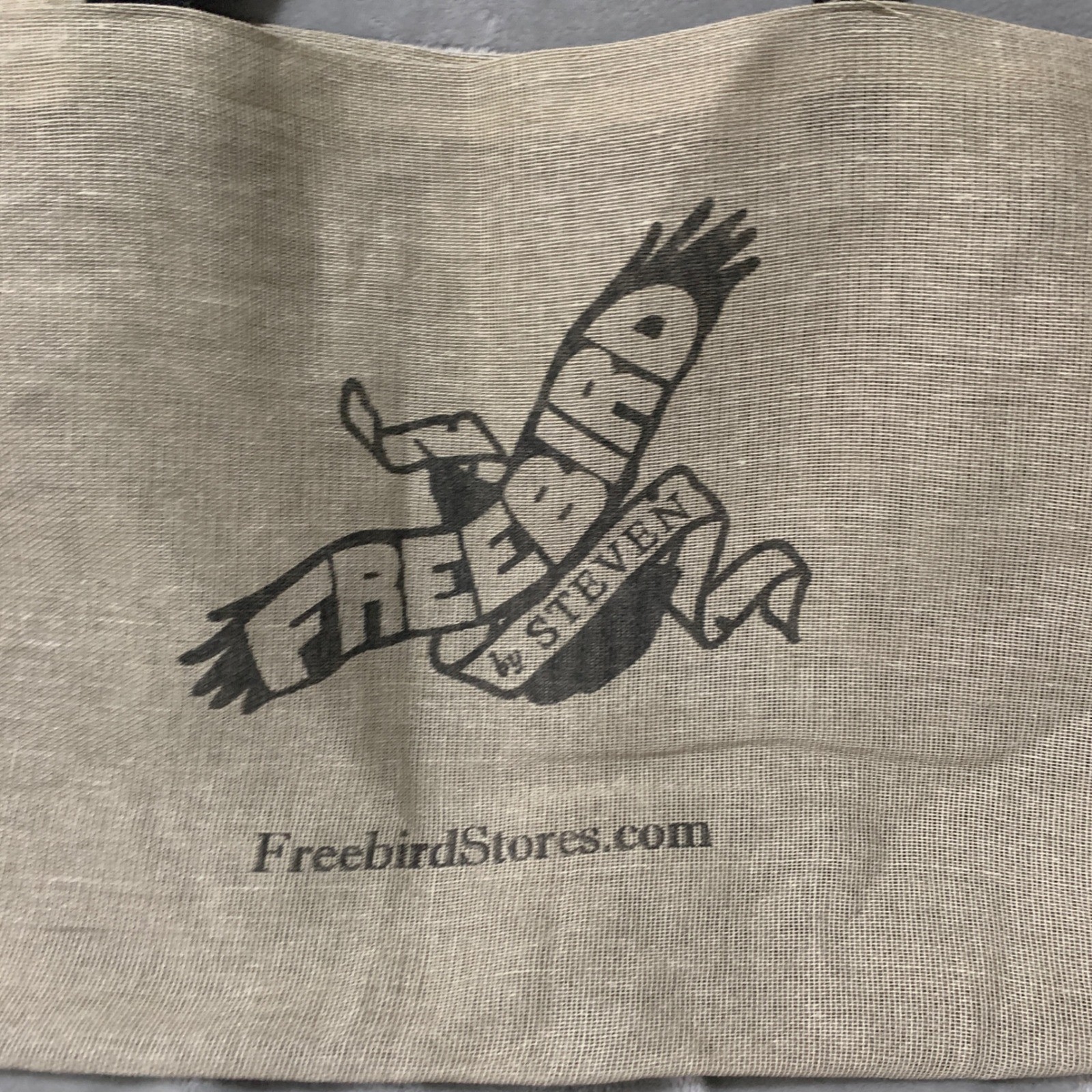 Freebird by Steven Oversized Burlap Tote Bag Black Tan Woven Shopper Large 29×16