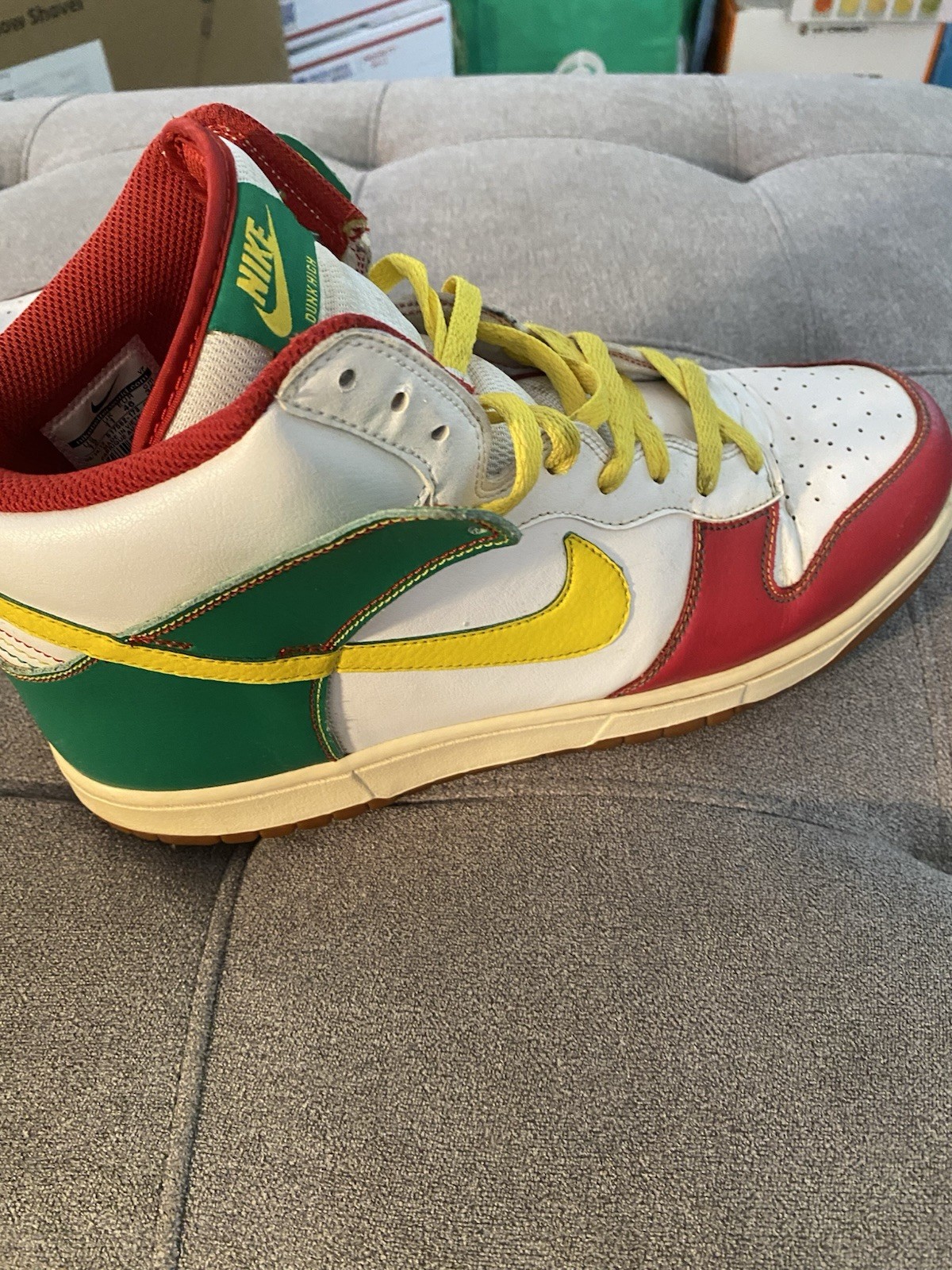 Nike Dunk High 6.0 – ‘Rasta’ – 517562-173 – Sz 12 M Rare