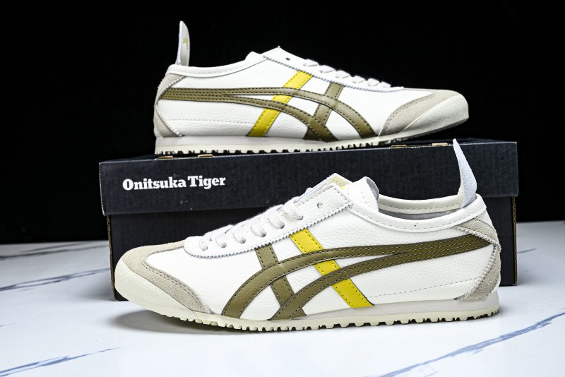 Onits*ka Tiger Mexico 66 Cream Rover 1183A201-124 Unisex Size 4-11