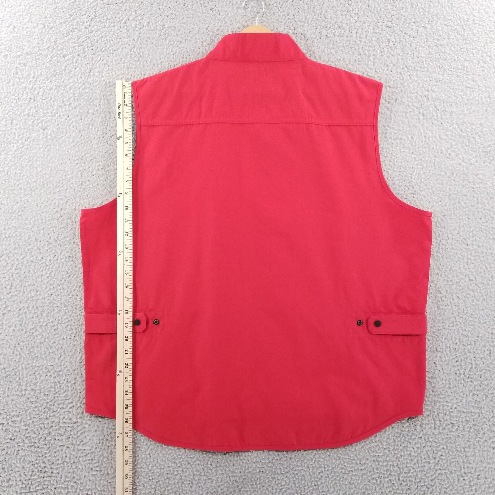Guideboat Company Sailing Vest Mens XXL Red Full Zip Boating Yachting Cuttyhunk