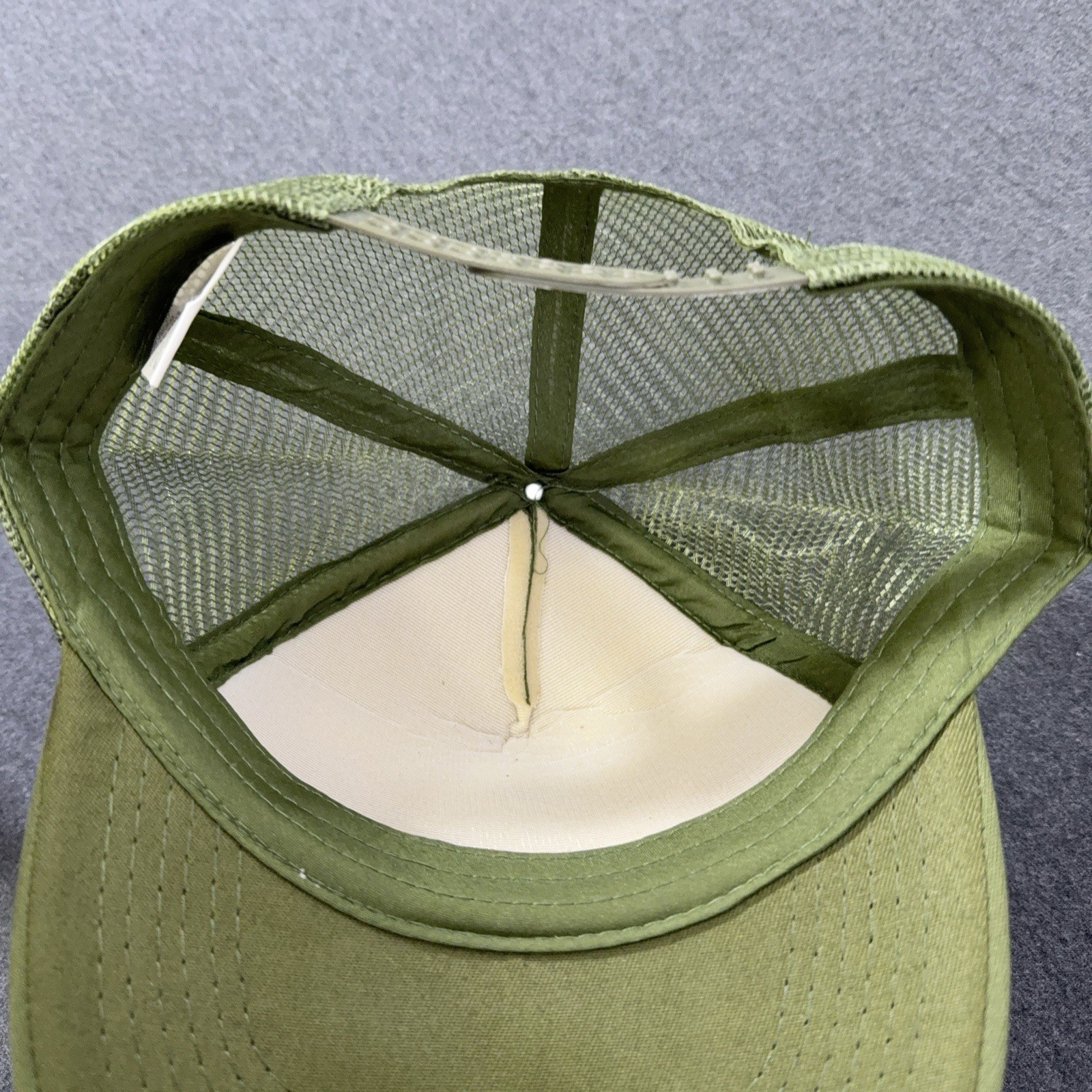 Mandala Trucker Hat OSFA Green Deity Mesh Back Adjustable Logo Outdoor