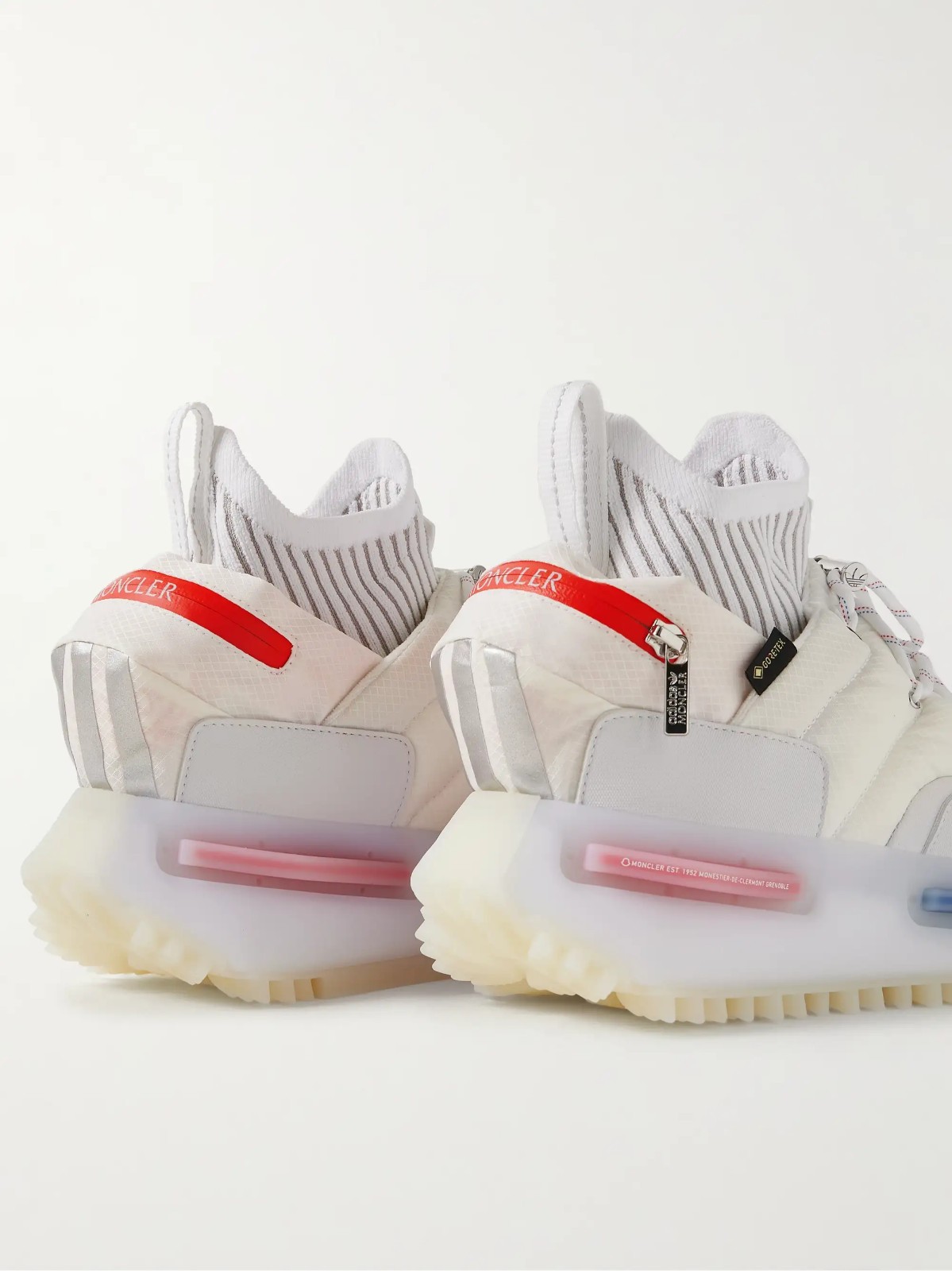 Moncler x adidas NMD Runner GORE-TEX The Art of Exploration White Shoes Mens 8.5
