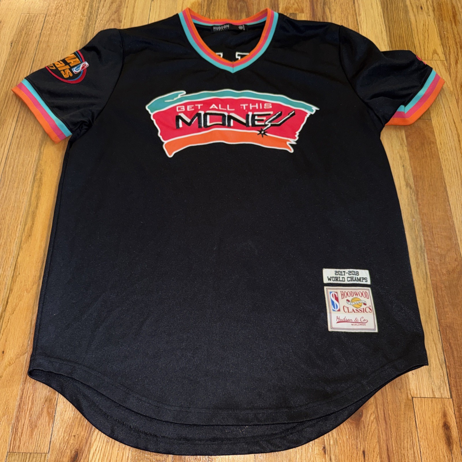 Hudson Outerwear Hoodwood Classics Baller Jersey Black Get All This Money 2X