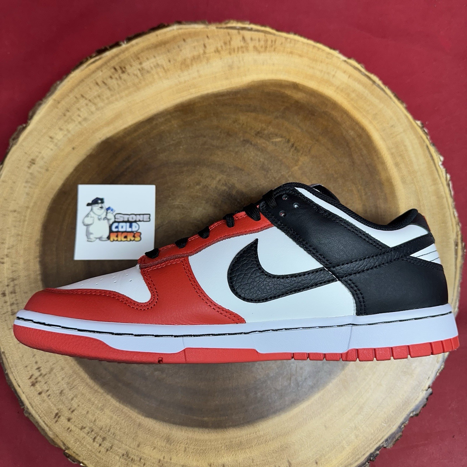 Nike Dunk Low 75th Anniversary Bulls Chicago DD3363-100 Size 10 Right Shoe Only