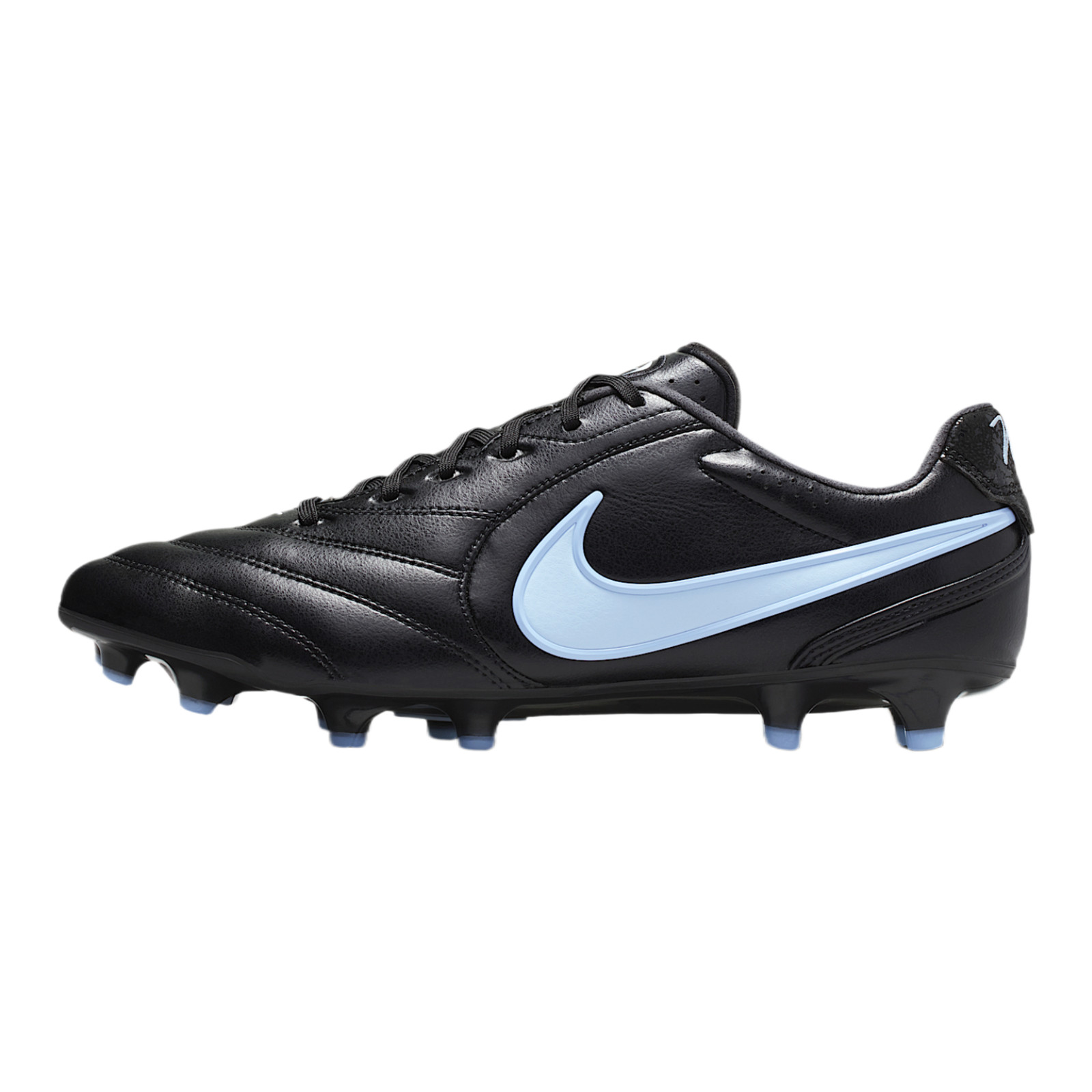 Nike Tiempo Ligera Pro Firm-Ground Low-Top Soccer Cleats (Black/Ice )