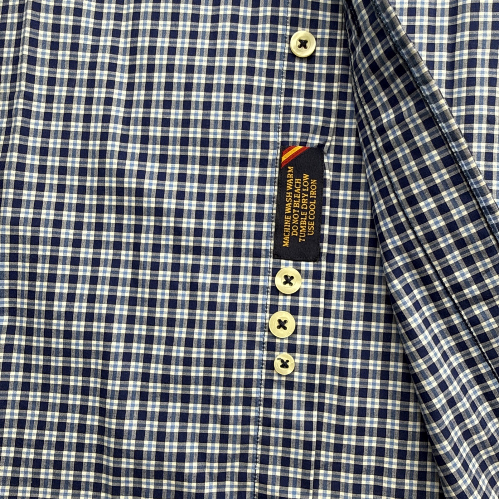 Kevin’s Plantation Collection Mens XXL 2XL Cotton Plaid L/S Classic Button-Down