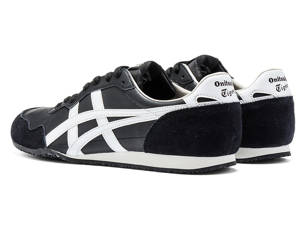 Onitsuka Tiger SERRANO LEATHER 1183C197 001 BLACK WHITE