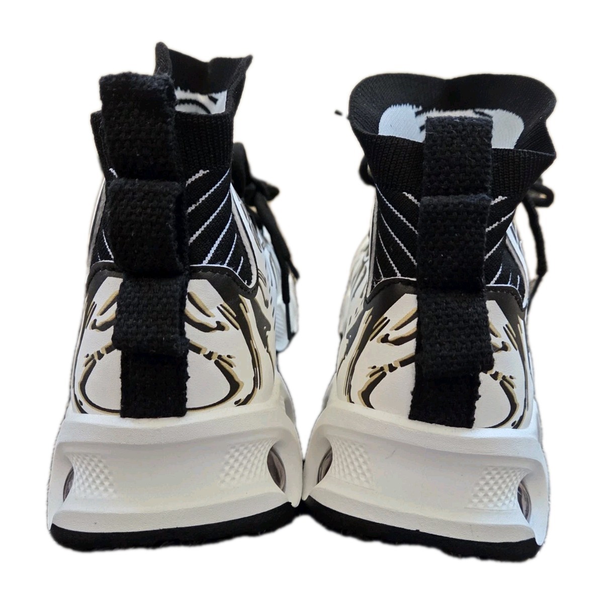 GSSZO HighTop Cushioned Basketball Shoes -White/Red/Black Three-Color Men’s 11
