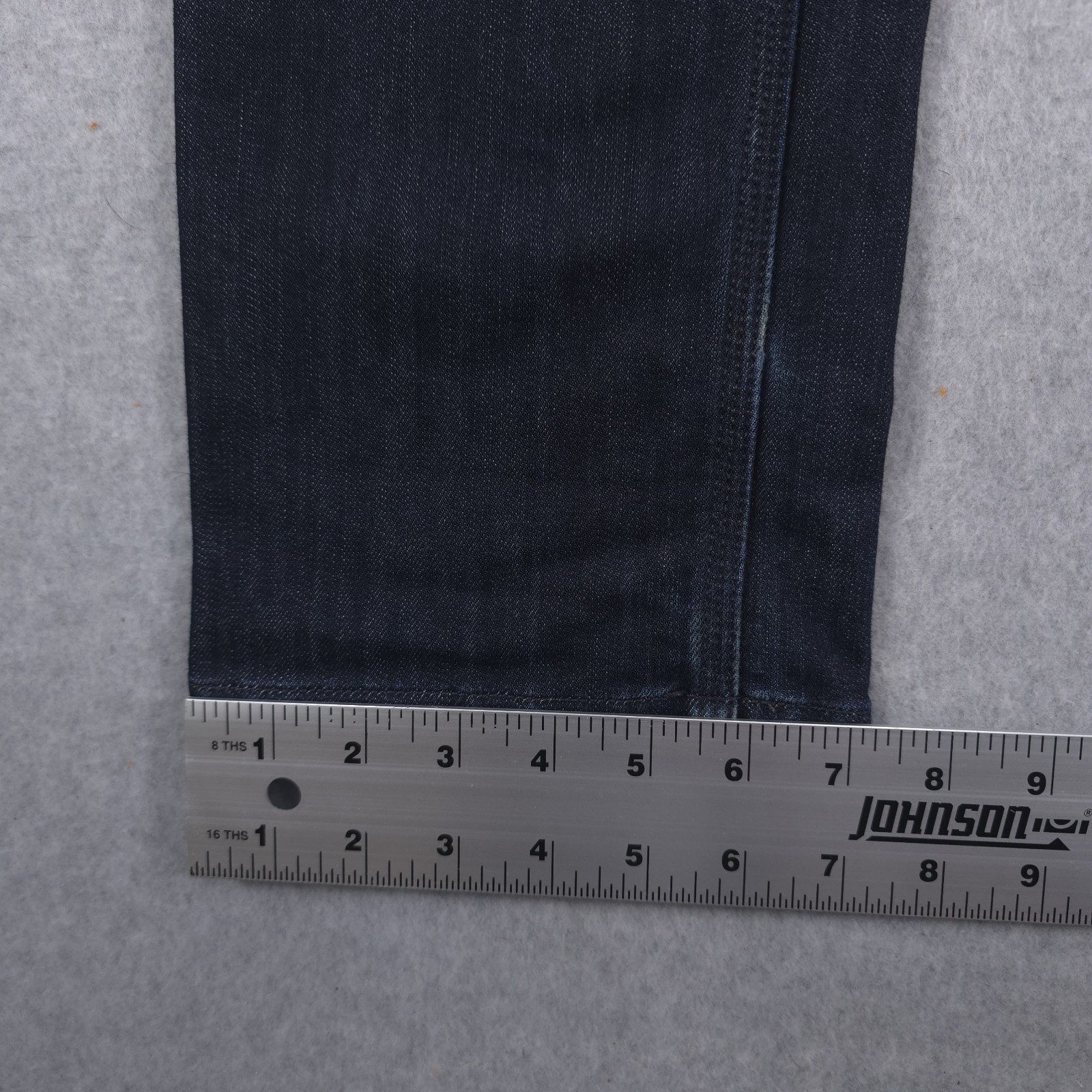 Guess Lincoln Low Slim Straight Dark Distressed Denim Casual Jeans Mens 28×32