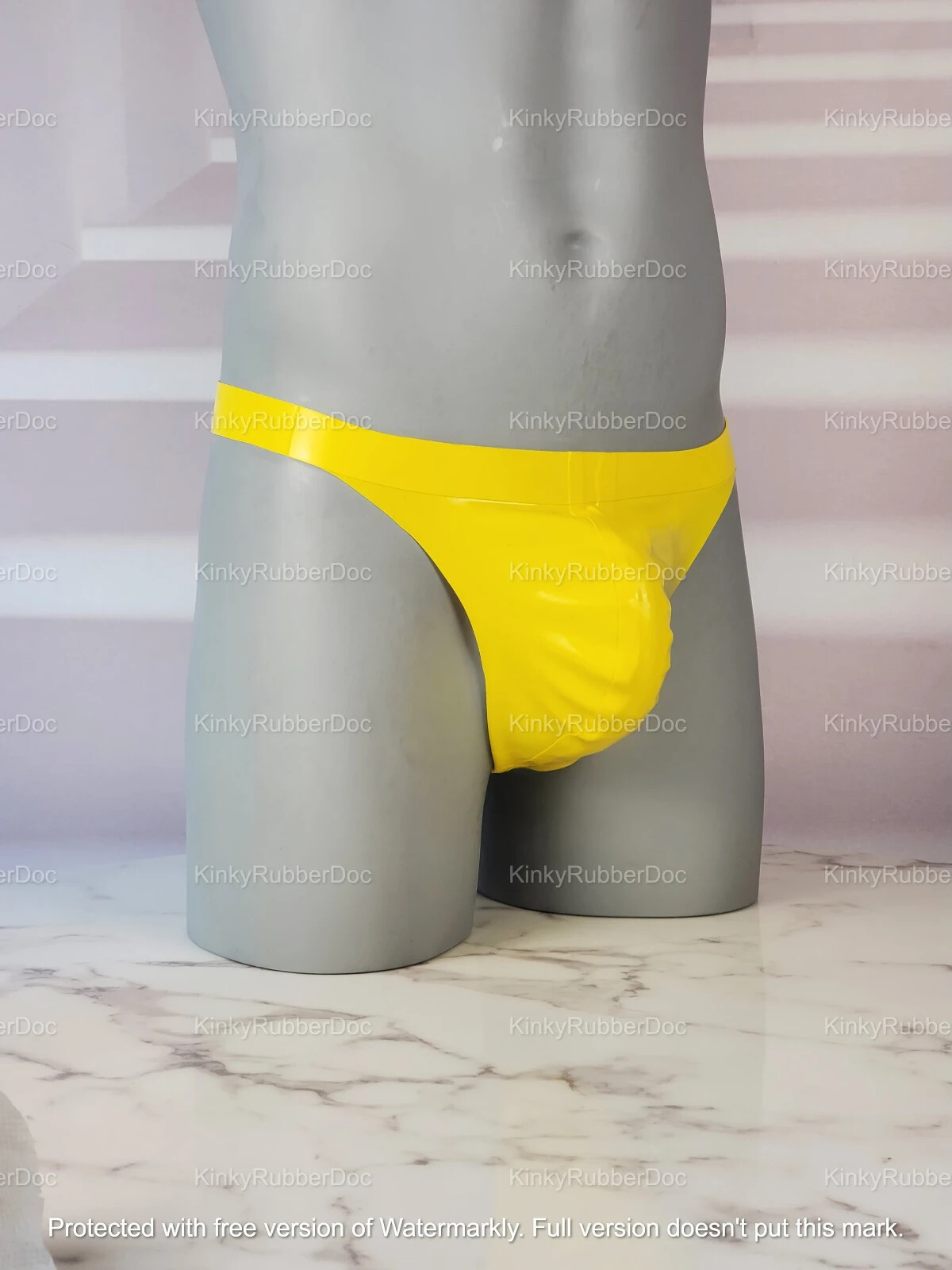 Handmade Latex Rubber Jockstrap or G-String Thong Custom color