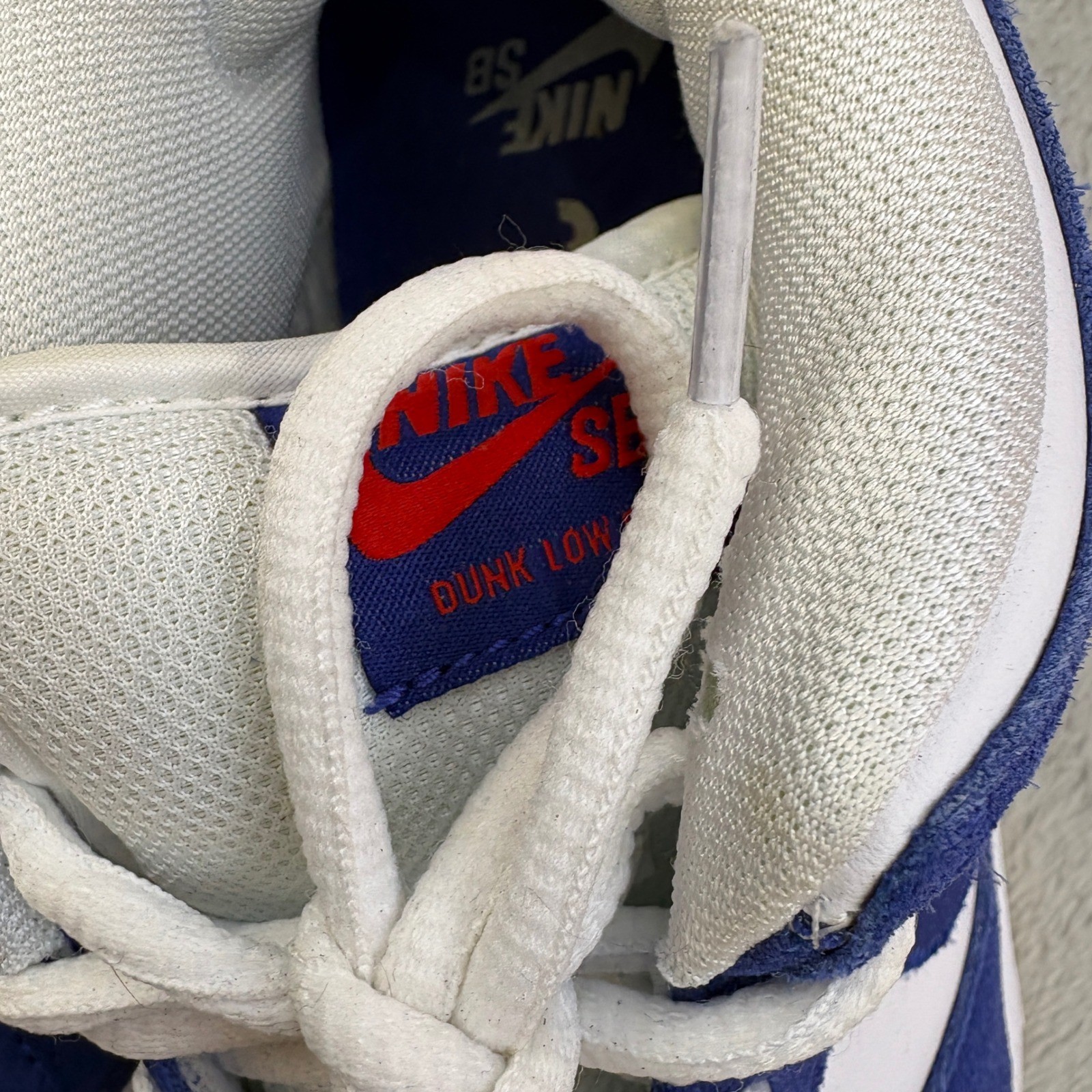Nike SB Dunk Low Men 7 Blue LA Dodgers Bubblegum Gum Sole DO9395-400 Skate Shoes