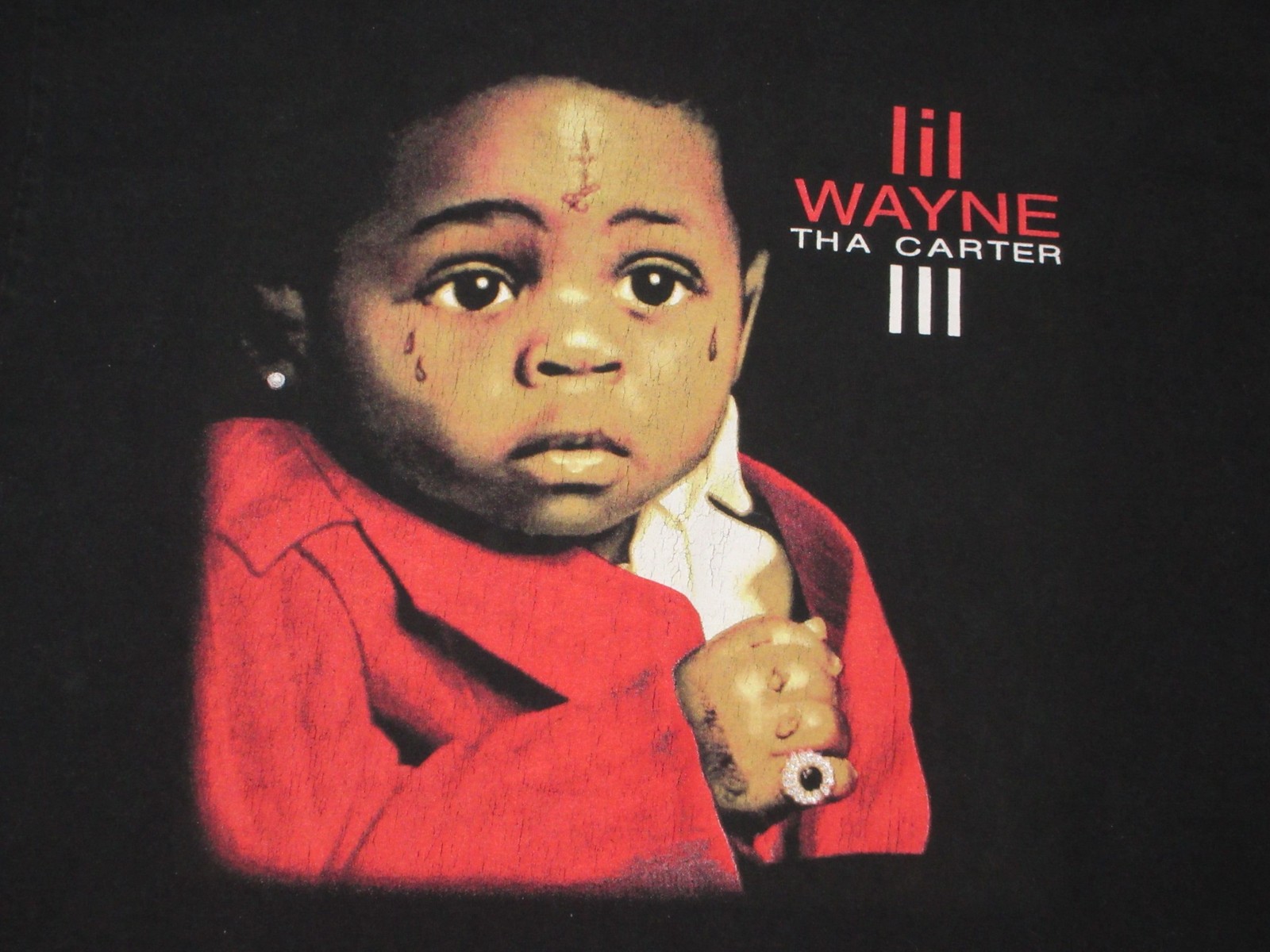 Vtg 2008 Lil Wayne Tha Carter III 3 Divine Order Album Cover Rap Tee Hip Hop L