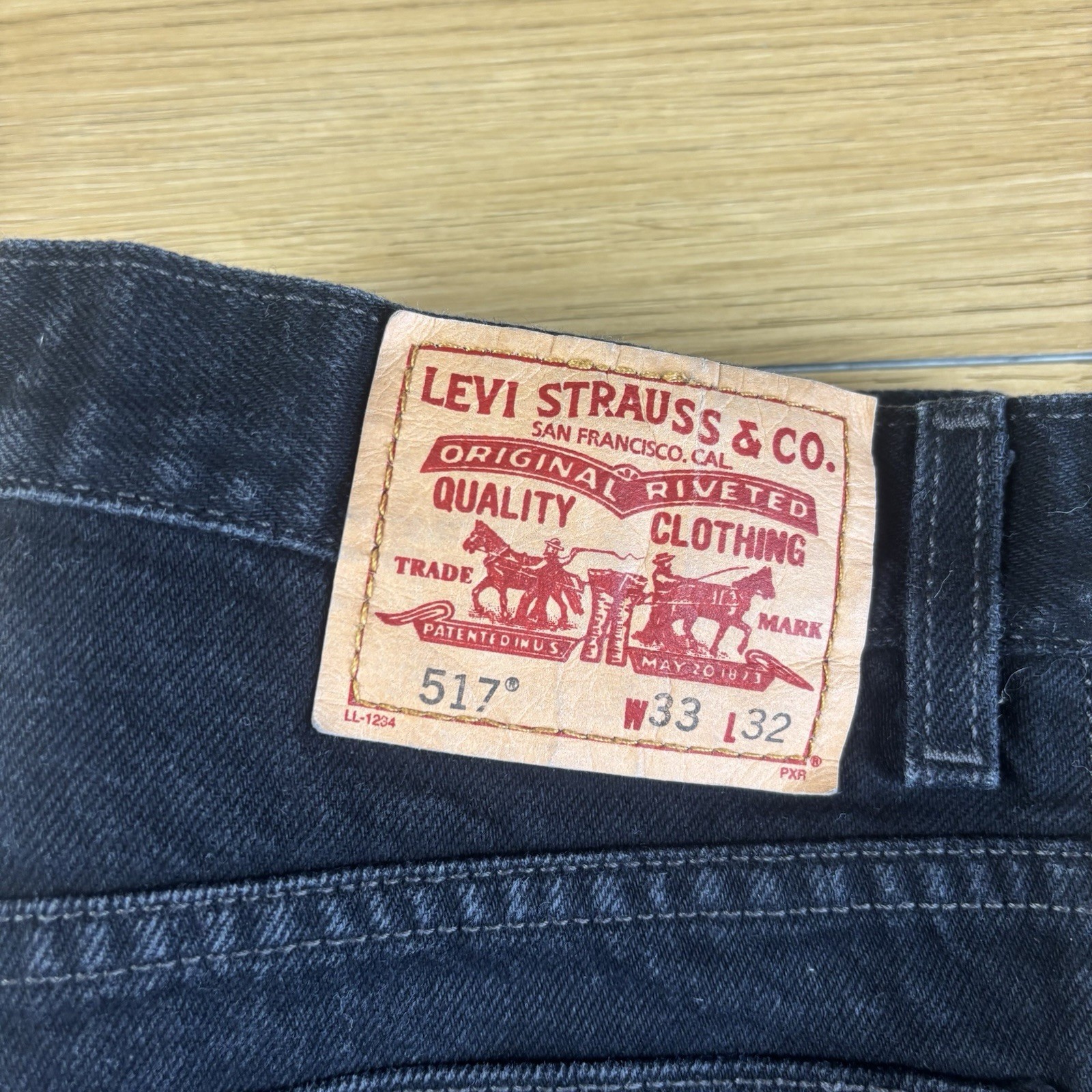 Levi 517 Jeans Mens Authentic Casual Vintage Style Bootcut Fit W33 L32