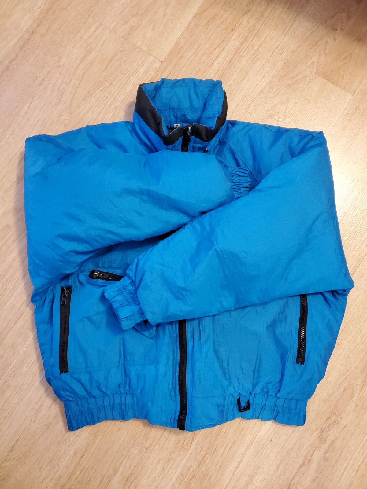 Adult M Jonathan Stone Glacier Shield Feather Down Puffer Ski Jacket Teal Vtg