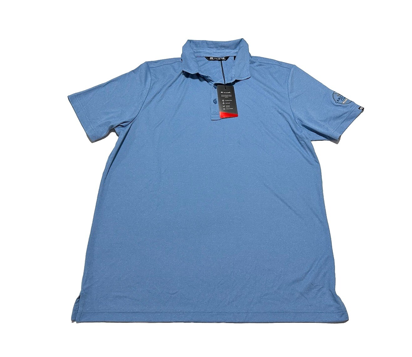 Travis Mathew Men’s Performance Polo Cancierge Classic Willow Creek CC Large