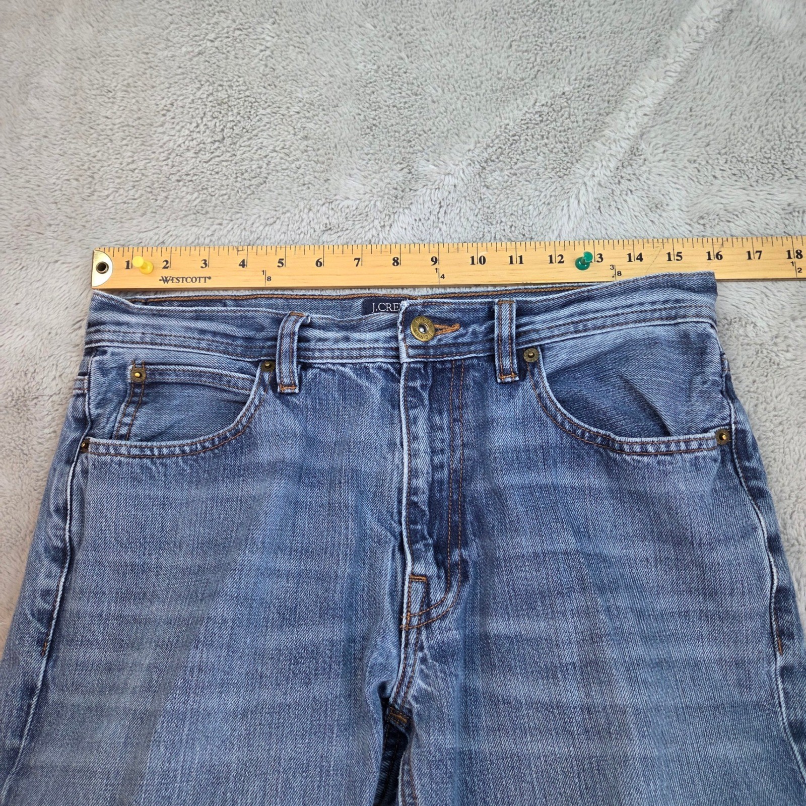 J.Crew The Sutton Straight Leg Jeans Mens 32×28 Medium Wash Blue Denim Pants
