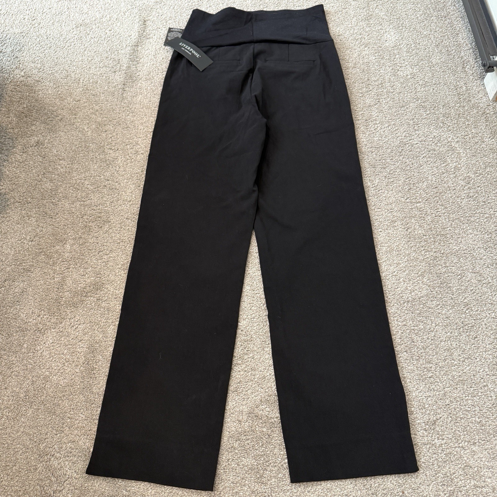 NWT Liverpool Maternity Brina The Straight Leg Trouser Pants Black 8 – 29