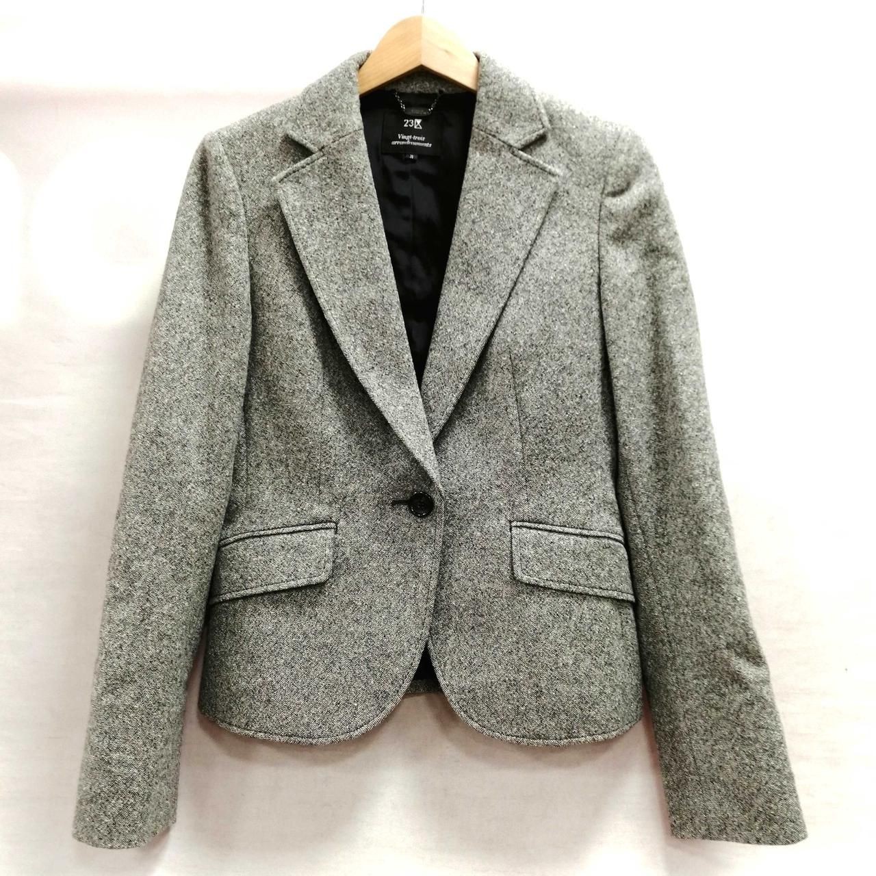 23rd District Wool Blend Jacket Gray Used