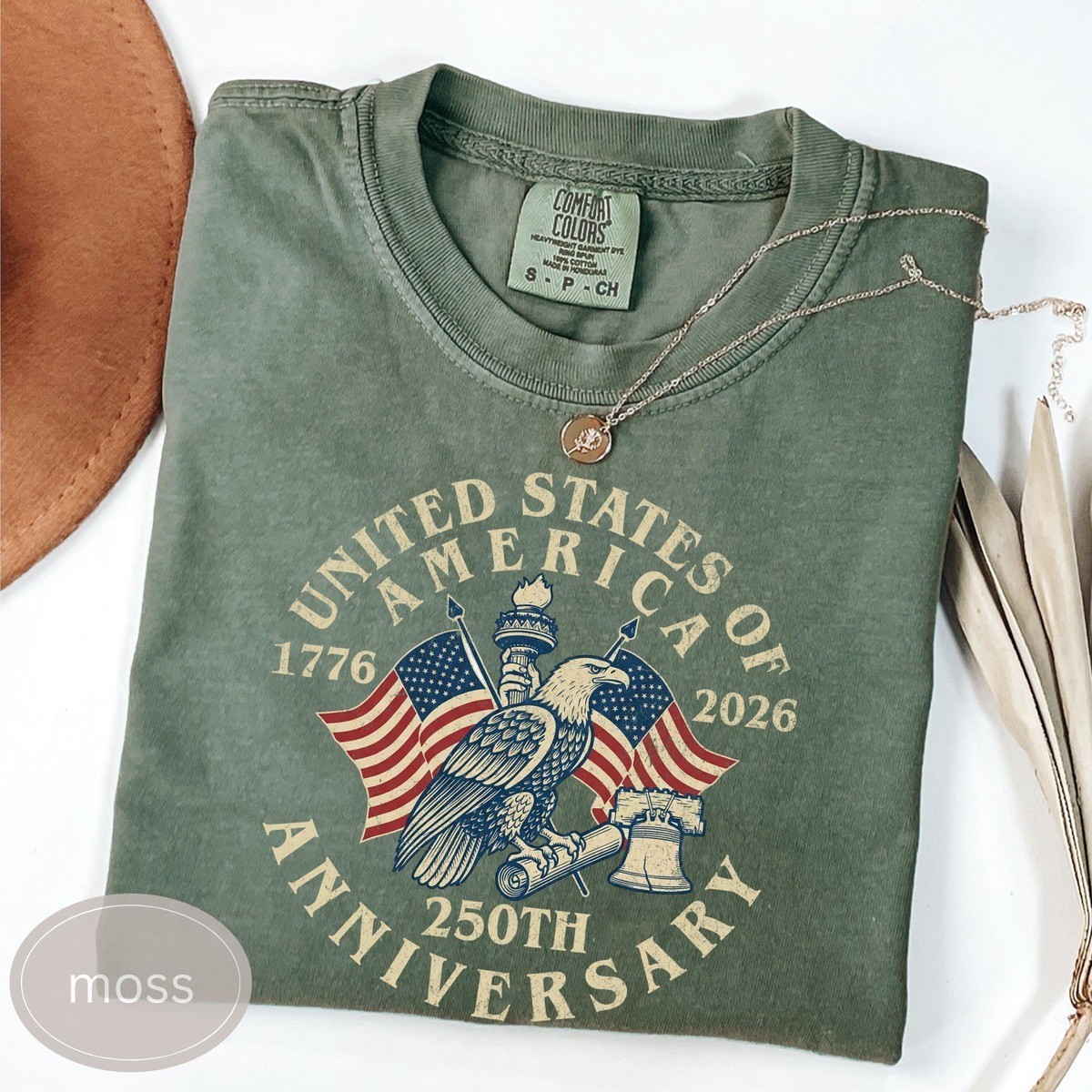 USA 250th Anniversary Vintage Shirt America 250 Flag Semiquincentennial Tee