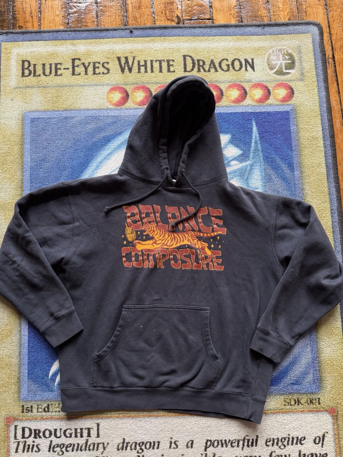 VTG Y2k Balance and Composure Band Hoodie Mens L Title Fight Turnstile Turnover