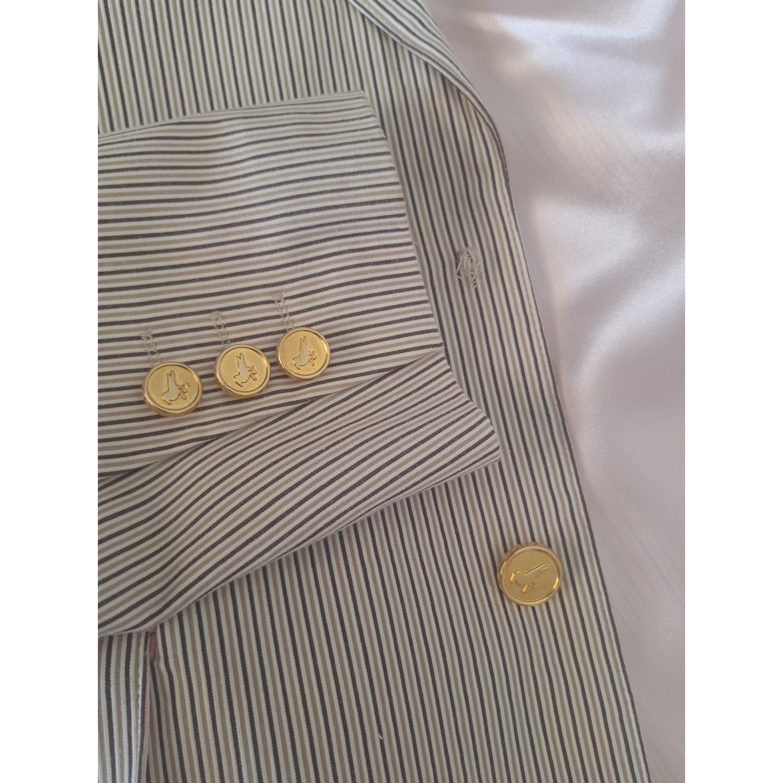 Modern Amusement Seersucker Sport Coat Blazer NWT Size S 100% Cotton MSRP $198
