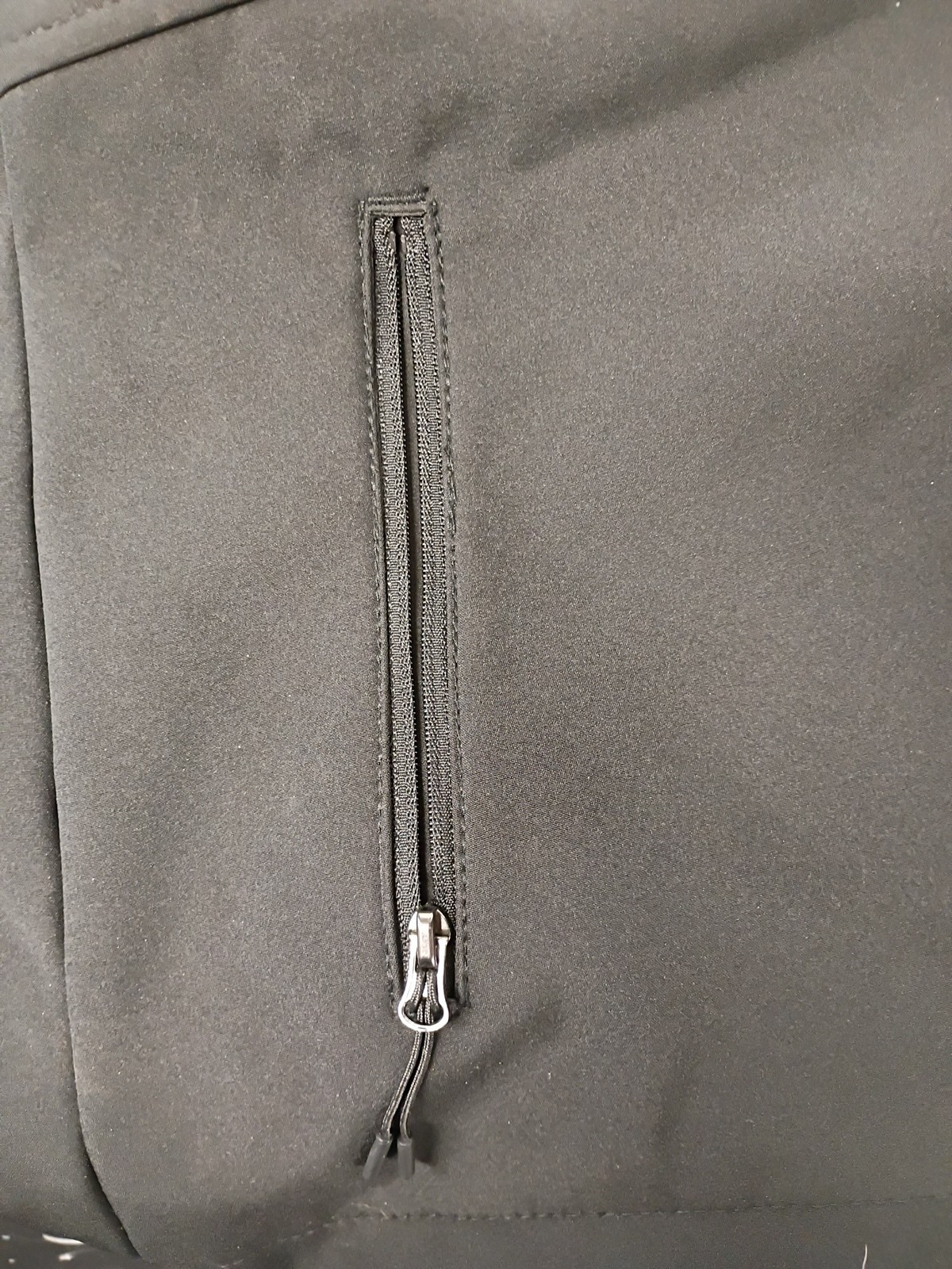 Black Jacket Lined Zip Pockets Thumb Hole Cuffs From Freedom Trail by Kyodan