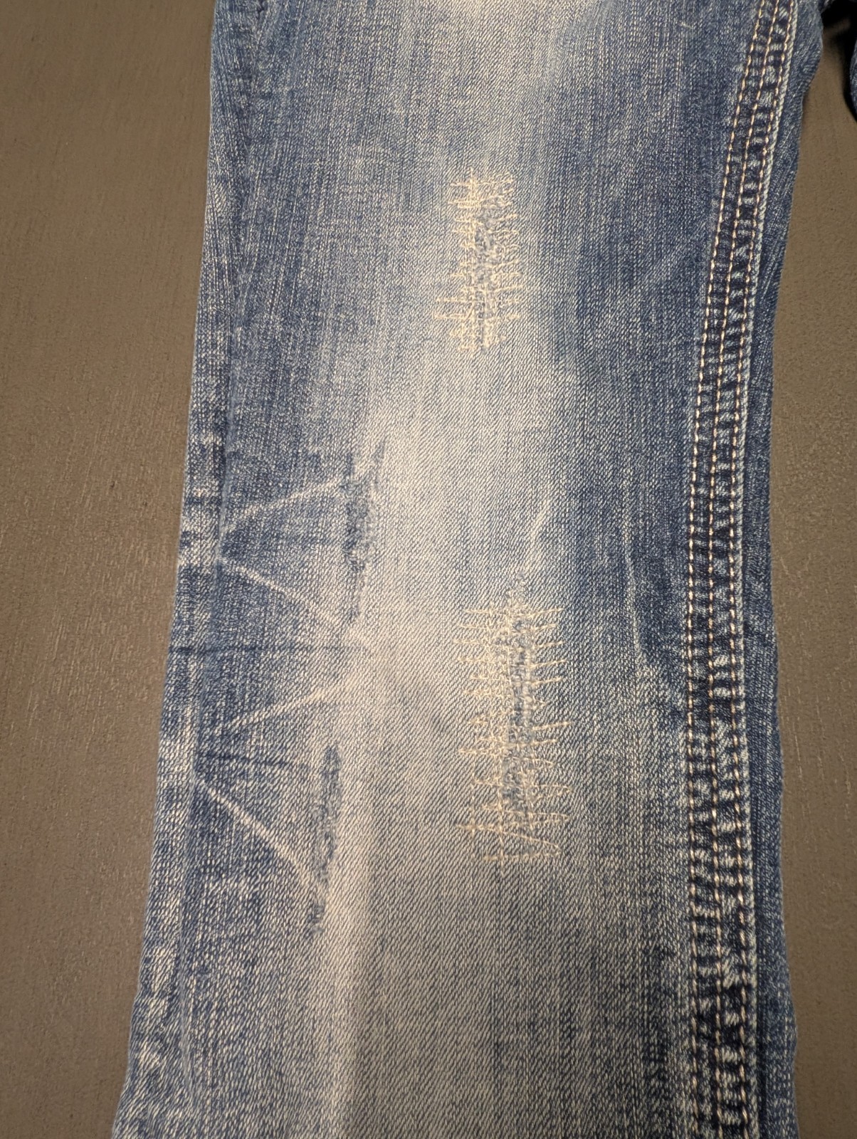 Miss Me Jeans – For Buckle Boot Cut Size 28 Bling Fleur De Lis 28/31 Vintage Y2K