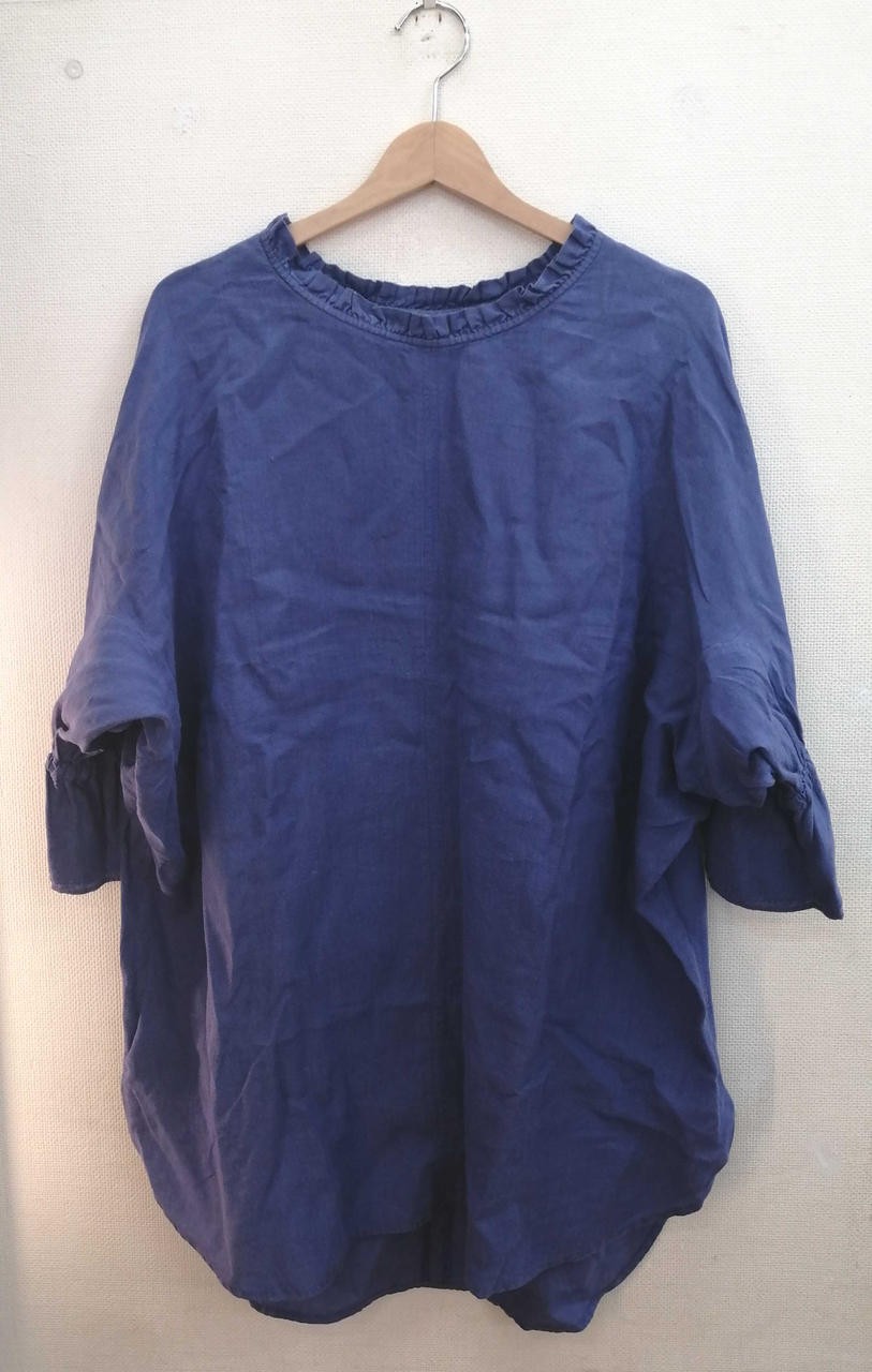 Lavender Gathered Blouse Women’s Casual Top 75cm Length 138cm Bust
