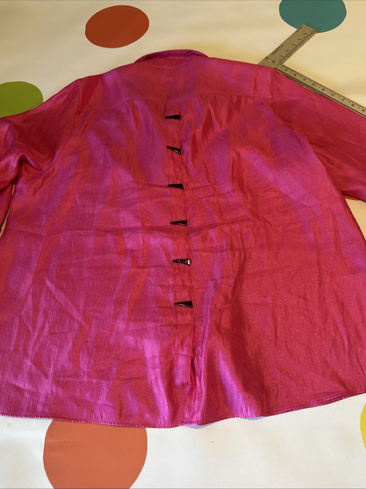 EUC Multiples Brand Plus Women’s Shackedt Jacket Shirt 2x Pink Fuschia Toggle