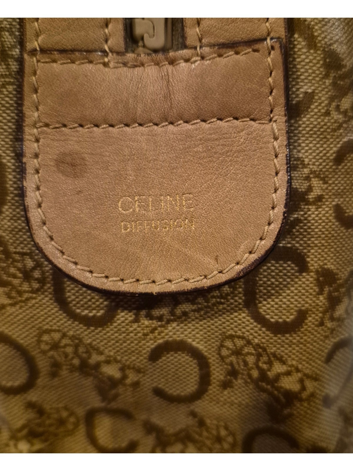 Vintage CELINE C Macadam Boston Bag