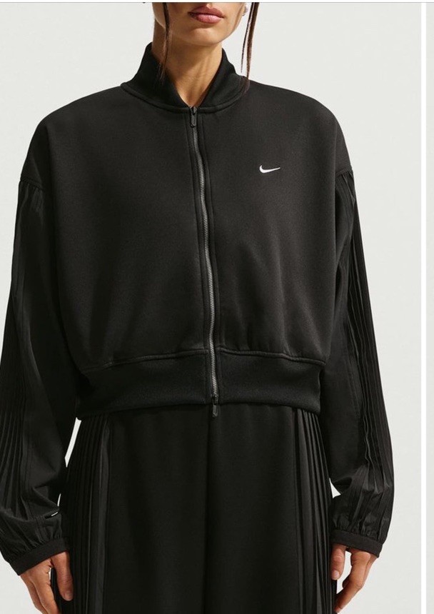 Nike Pleated sleeve Bomber Jacket