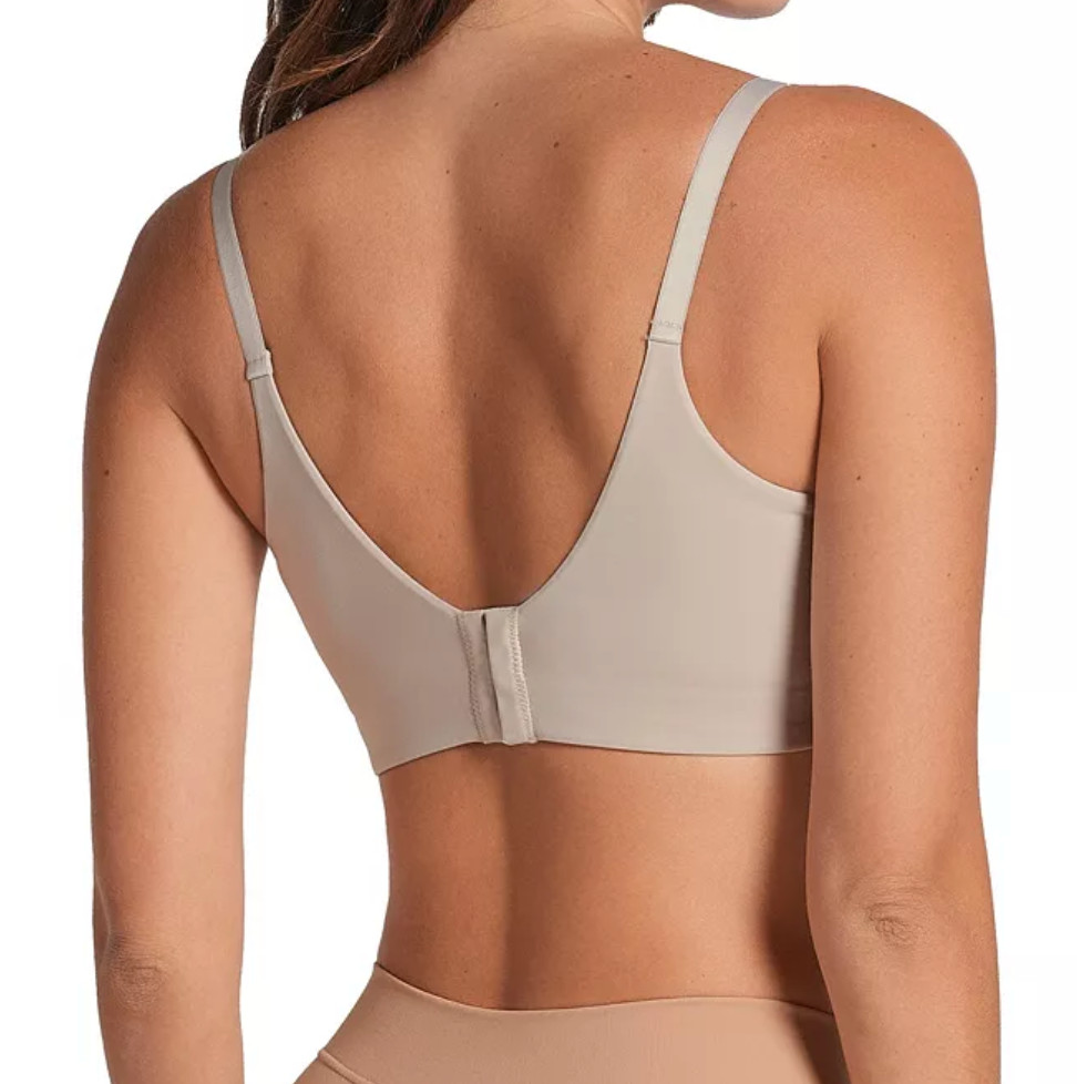 Leonisa Back Smoothing Bra with Soft Full Coverage Cups Light Beige 34B NWT