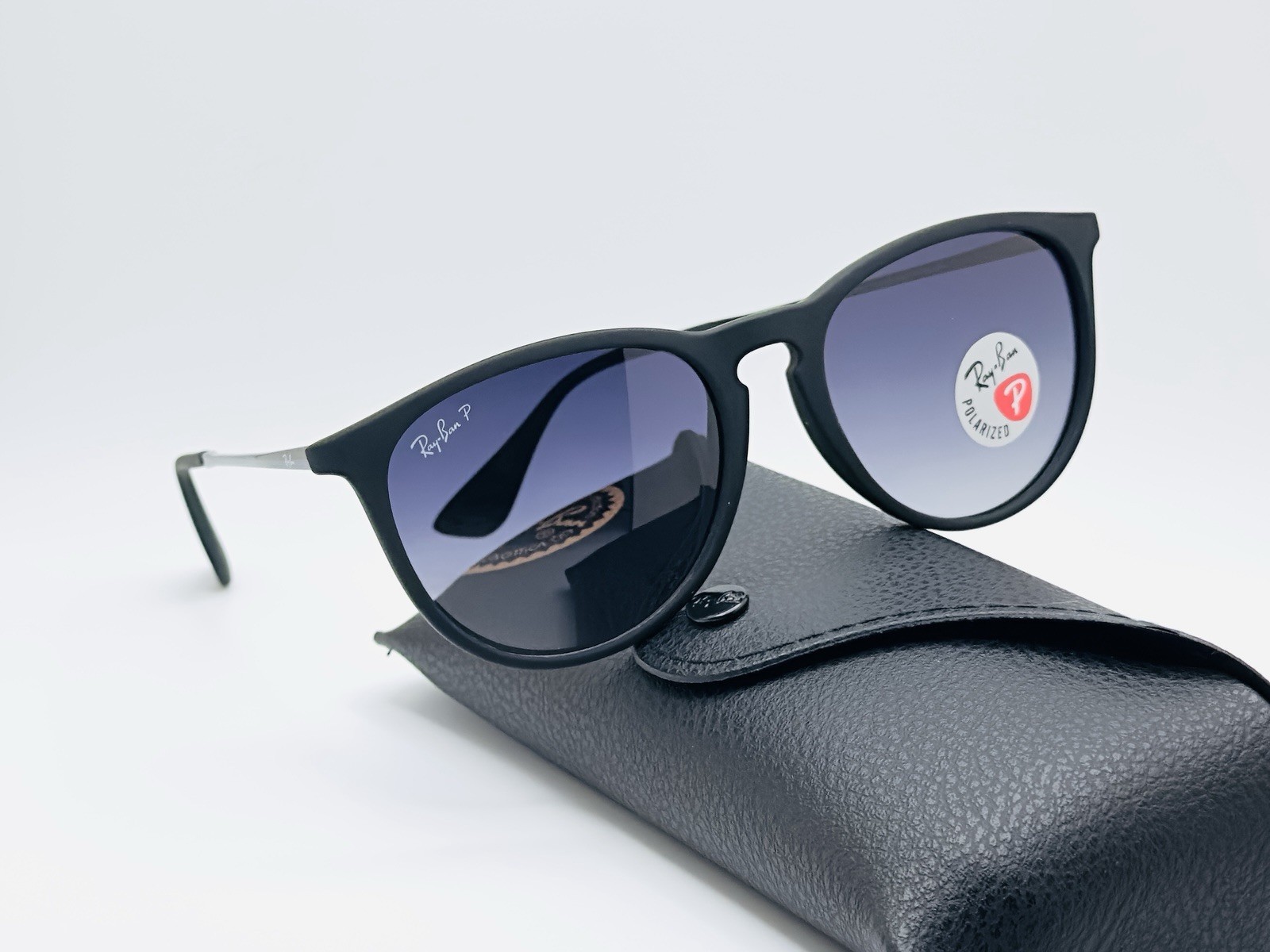 Ray-Ban Erika RB4171 54mm Unisex Polarized Sunglasses – Gray Gradient Lens