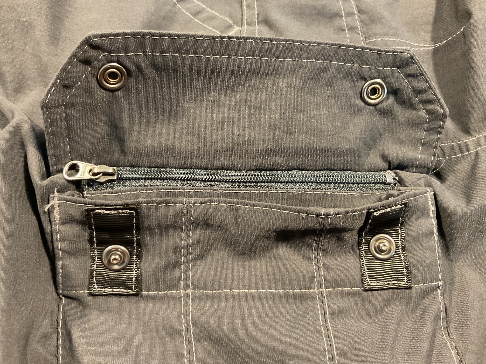 KUHL Renegade Convertible Stealth Cargo Pants Mens 38×30 Black