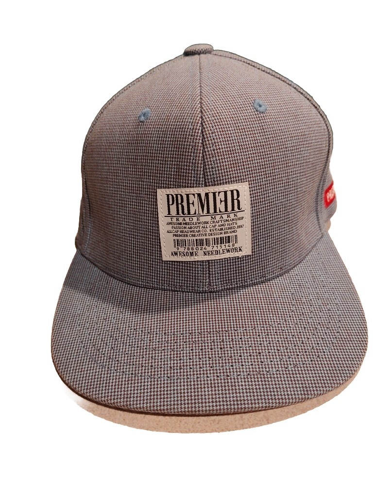 Premier Trade Mark Hat Cap Adjustable Leather Strap Mens Trucker Baseball Cotton
