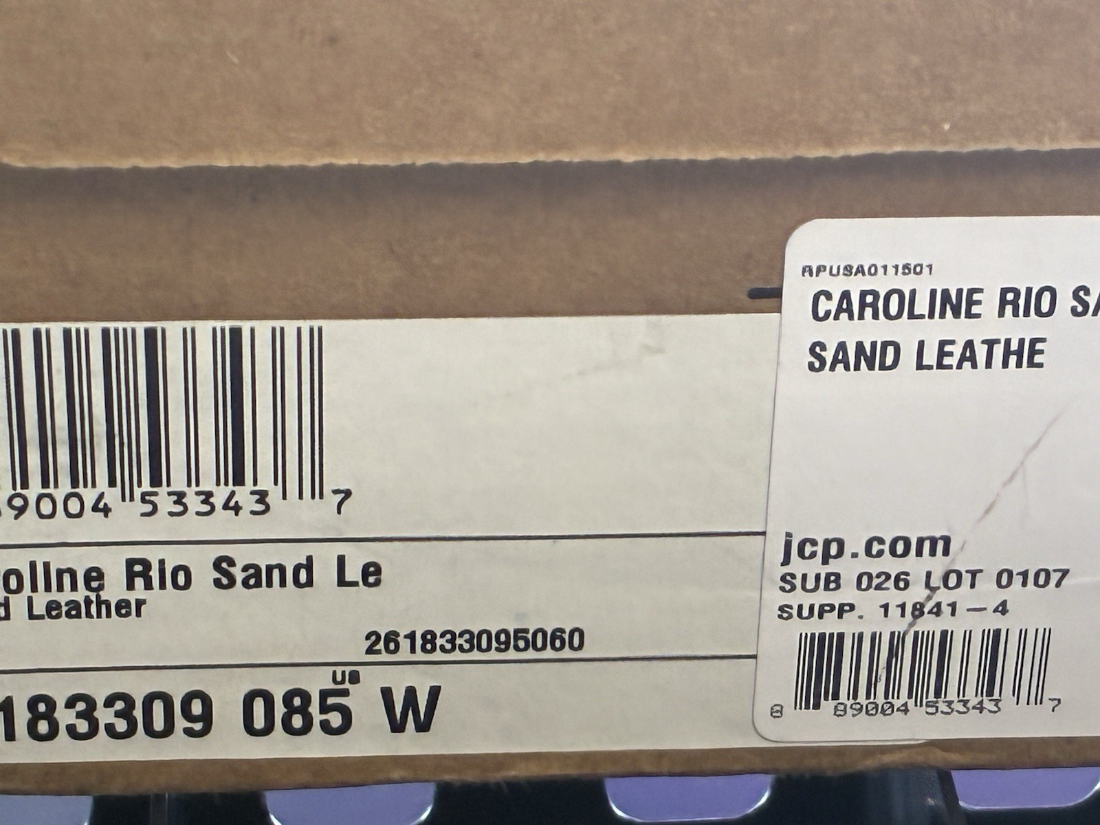 NEW Clarks Caroline Rio Sand Leather Womens 8.5 W Zip Sneaker Perforated Casual