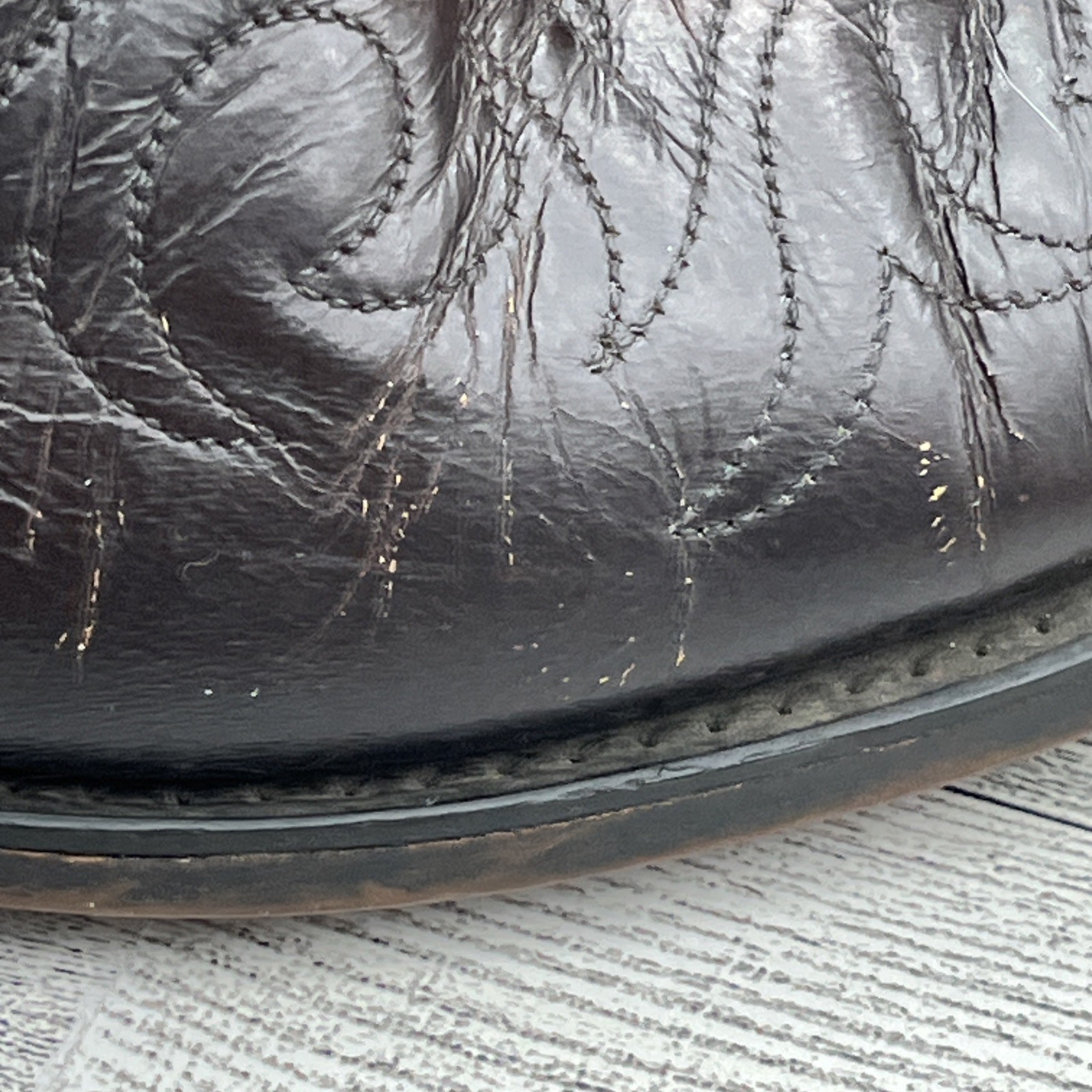 Laredo 2637 Brown Leather Western Cowboy Boots USA Men Size 9 2E