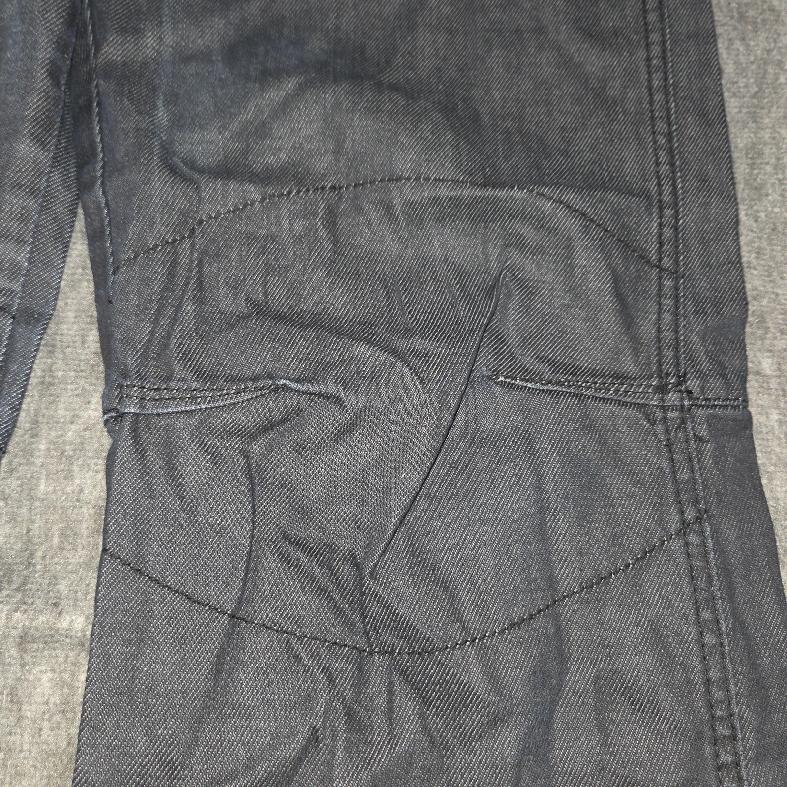 G-Star RAW Jeans Mens 36×32 Blue 3301 Straight Denim Belted Pockets Dark Wash
