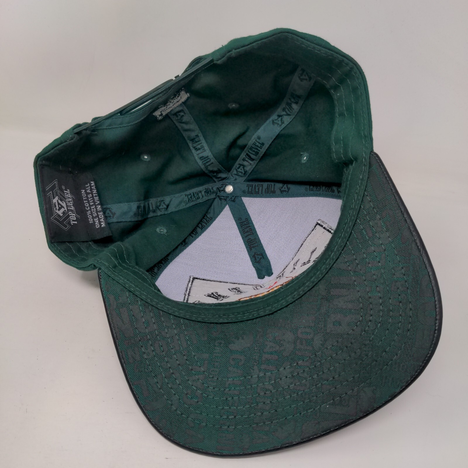 California Strapback Hat Multicolor OSFA Adjustable Embroidered Bear Top Level