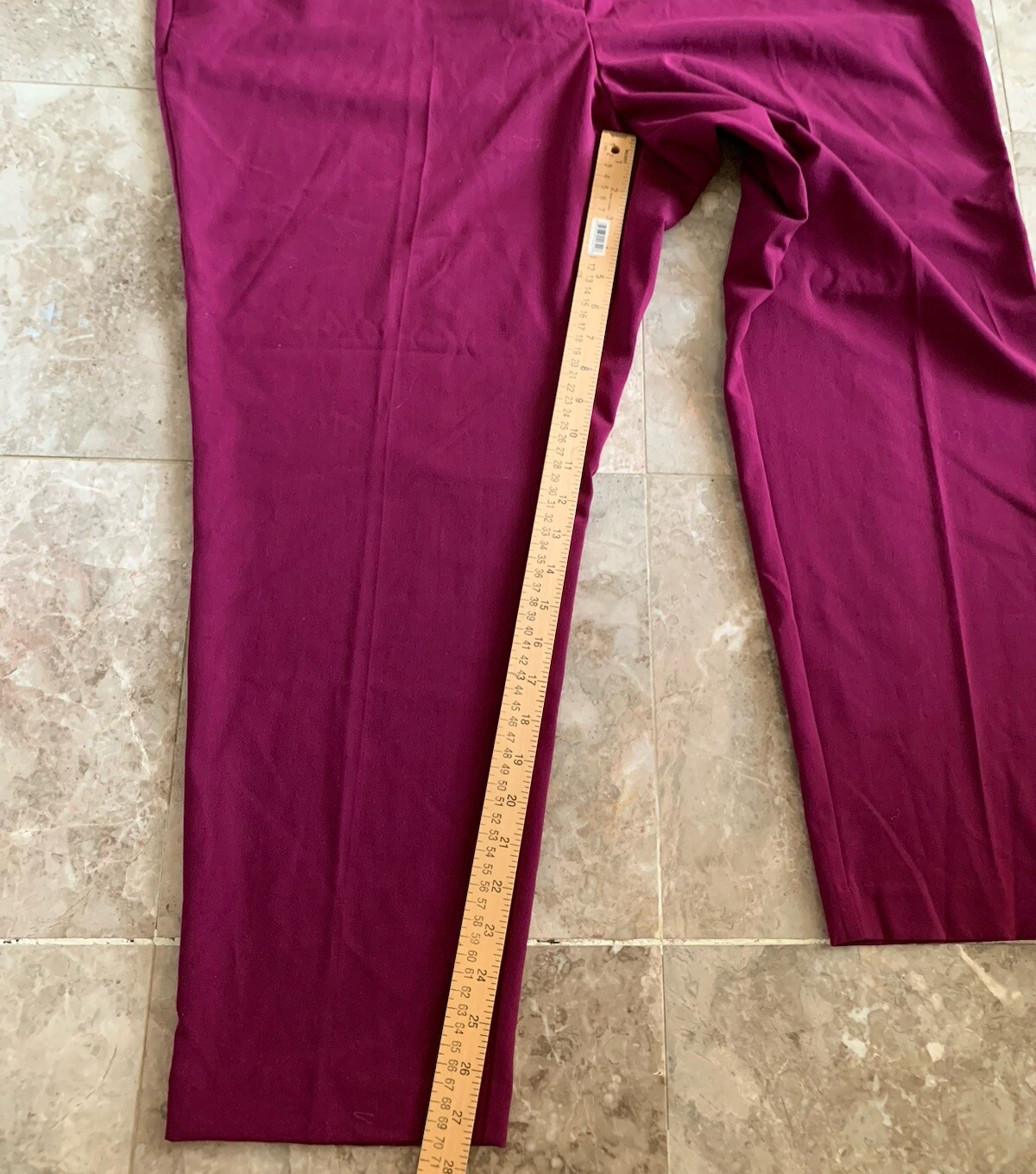 The Limited 24W Wear To Work Pant Mid Rise Plum Modern Tailored Fit Slim Ankle