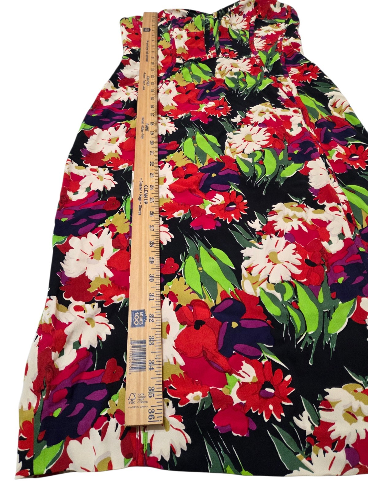 Veronica Beard Saffron Floral Print Dress Women’s 12 Multicolor Strapless J9.1